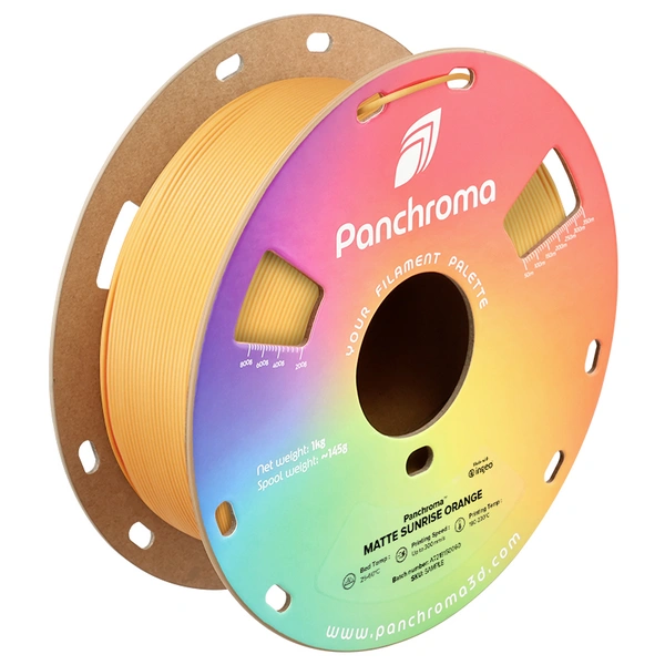 Polymaker CA04040 Panchroma™ Matte Filament PLA mat, faible teneur en plastique 1.75 mm 1000 g Sunrise Orange, orange 1 pc(s) Polymaker CA04040 Panchroma™ Matte Filament PLA mat, faible teneur en plastique 1.75 mm 1000 g Sunrise Orange, orange 1 pc(s)