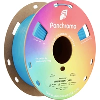 Polymaker CA02001 Panchroma™ Translucent Filament PLA 1.75 mm 1000 g translucide, cyan, bleu 1 pc(s) Polymaker CA02001 Panchroma™ Translucent Filament PLA 1.75 mm 1000 g translucide, cyan, bleu 1 pc(s)