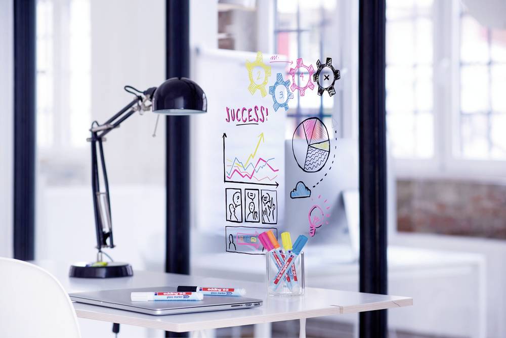 Edding 4-95-4-2 Marqueur pour verre