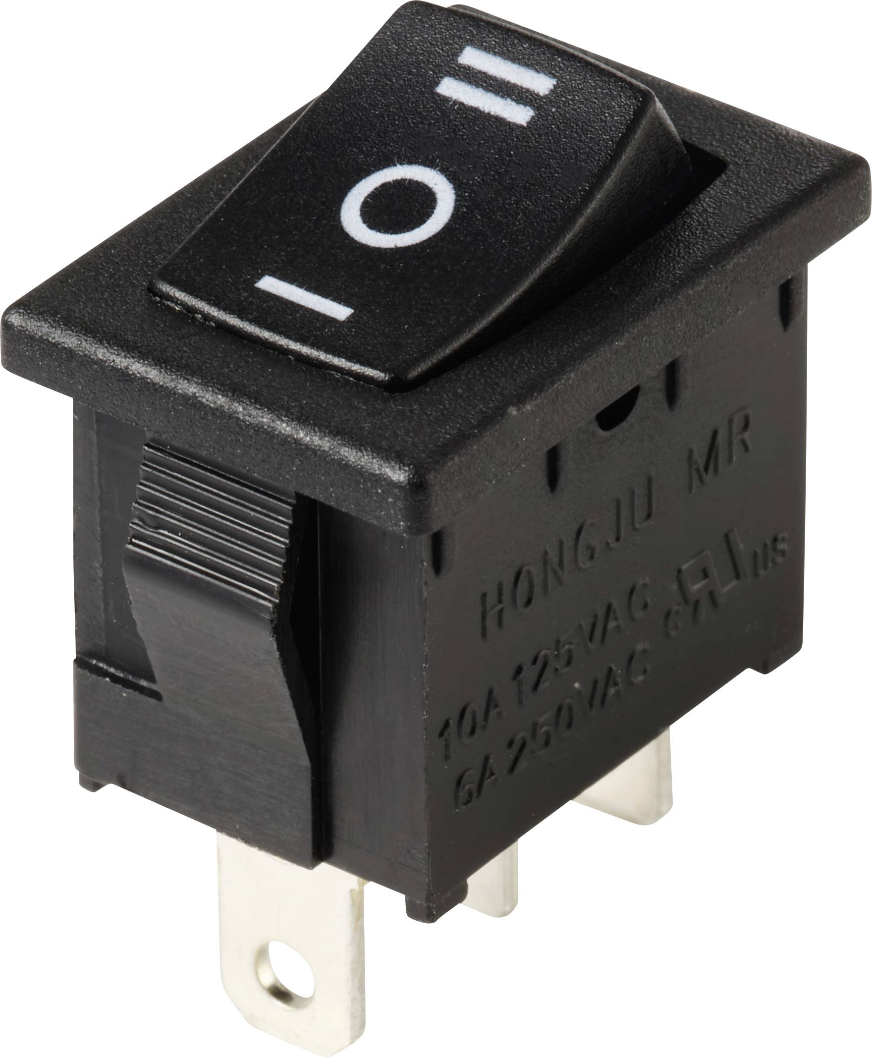 TRU COMPONENTS TC-13599544 Interrupteur à bascule 250 V/AC 6 A 1 x On/Off/On permanent/0/permanent