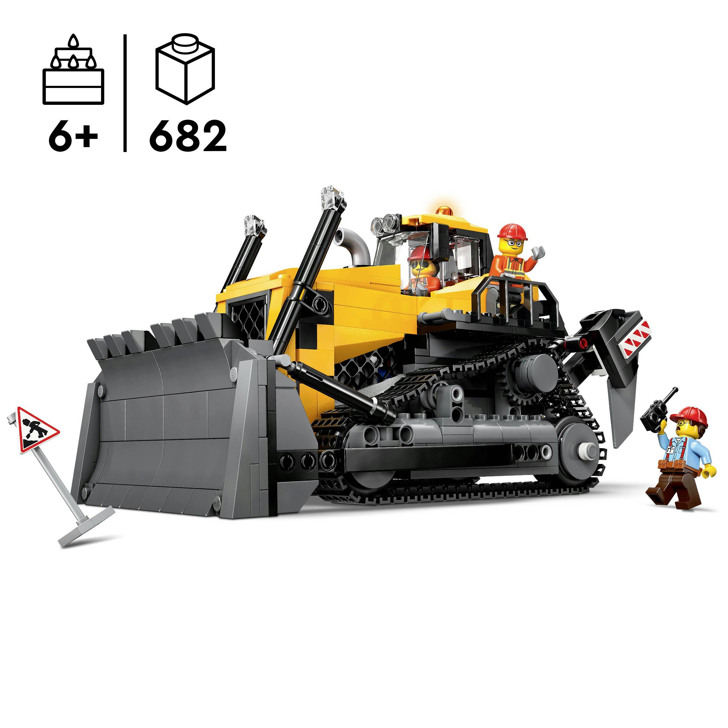 60466 LEGO® CITY Bulldozer jaune
