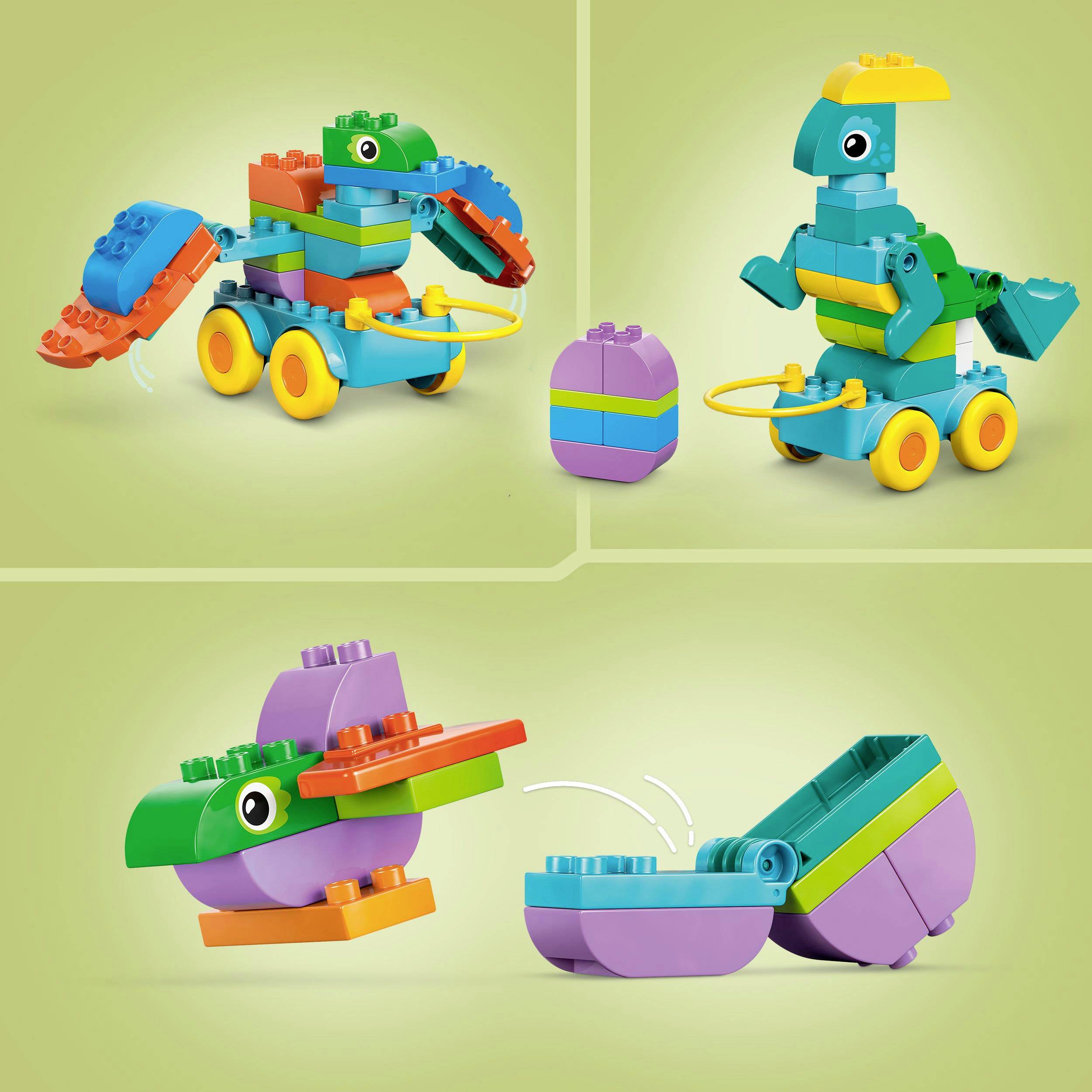 10451 LEGO® DUPLO® SET de 3 en 1 pour les Dinos sur roues