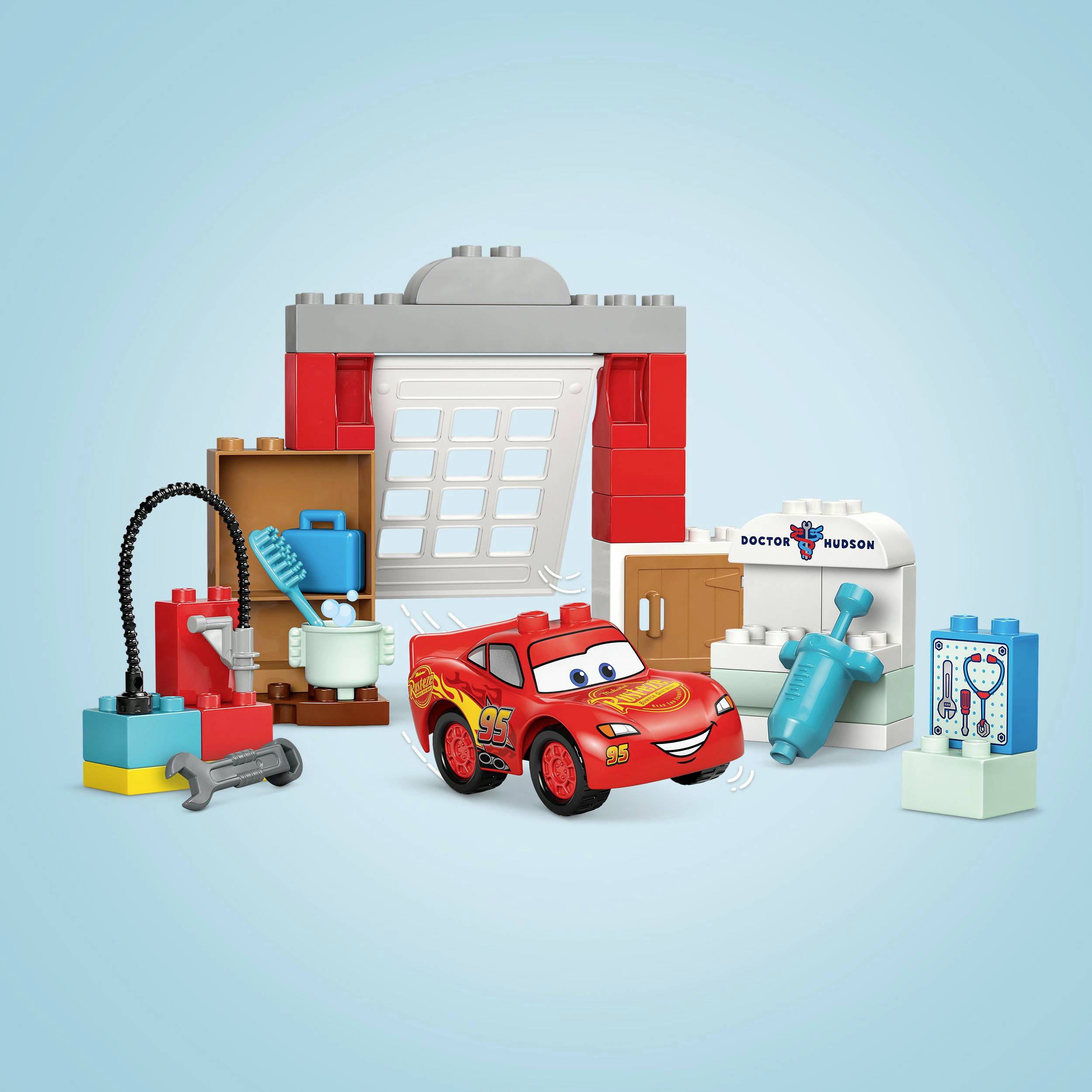 10456 LEGO® DUPLO® Visite de McQueen à l'atelier de Docs