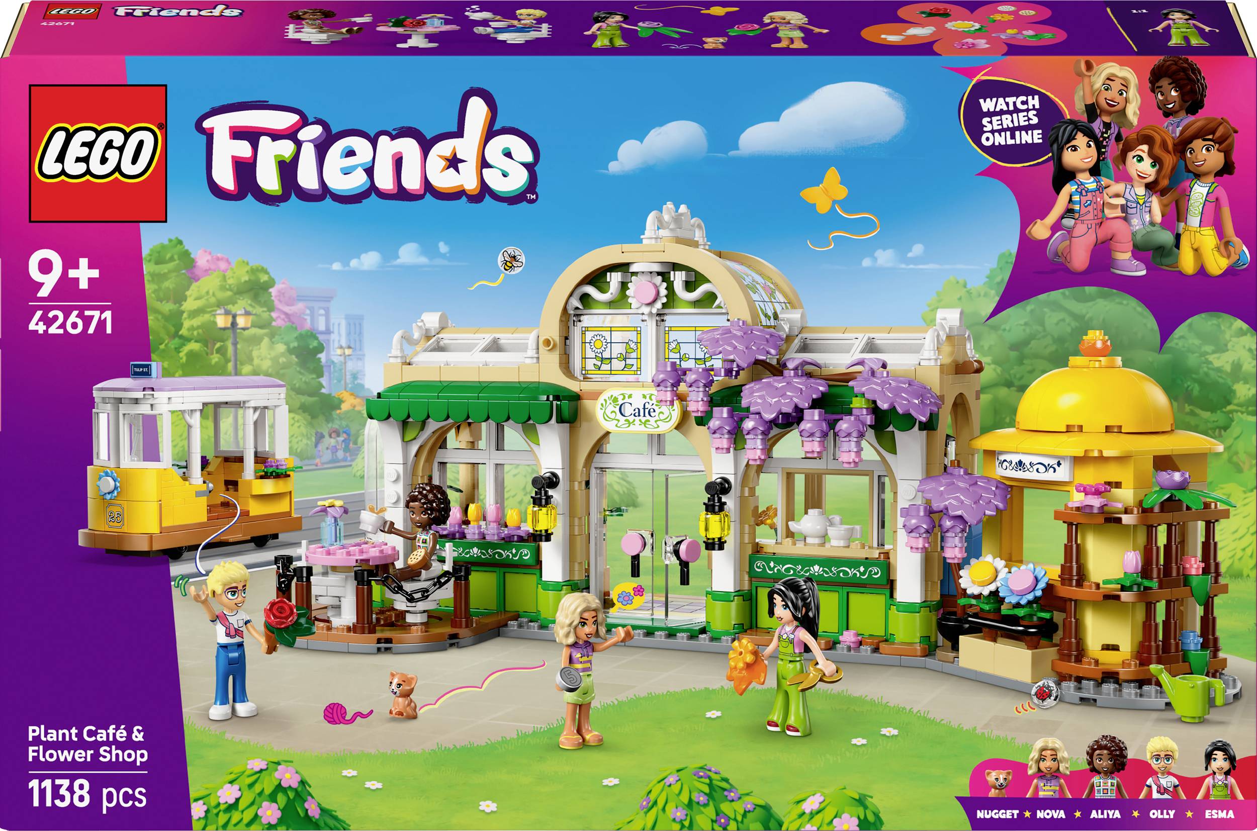 42671 LEGO® FRIENDS Café aux plantes et kiosk aux fleurs