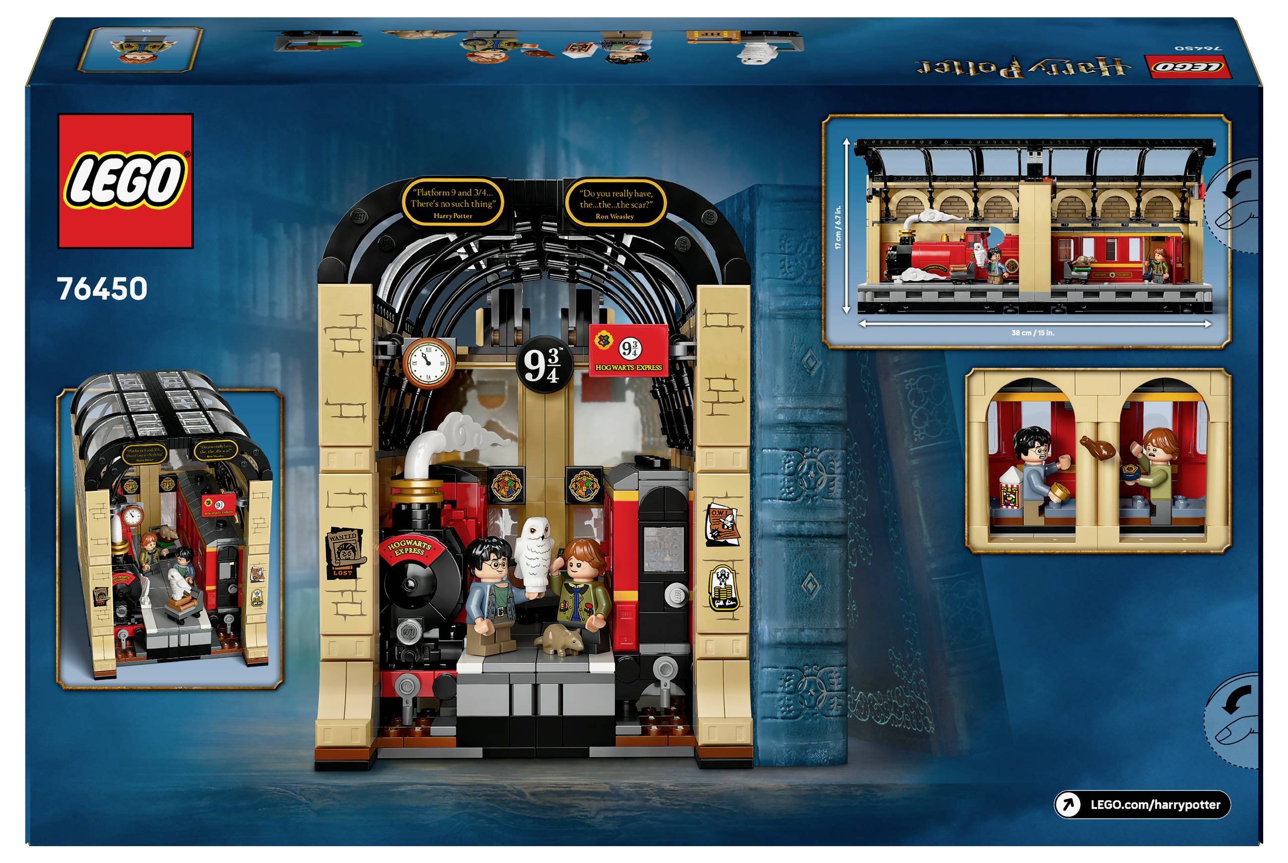 76450 LEGO® HARRY POTTER™ Support de livre : Poudlard Express