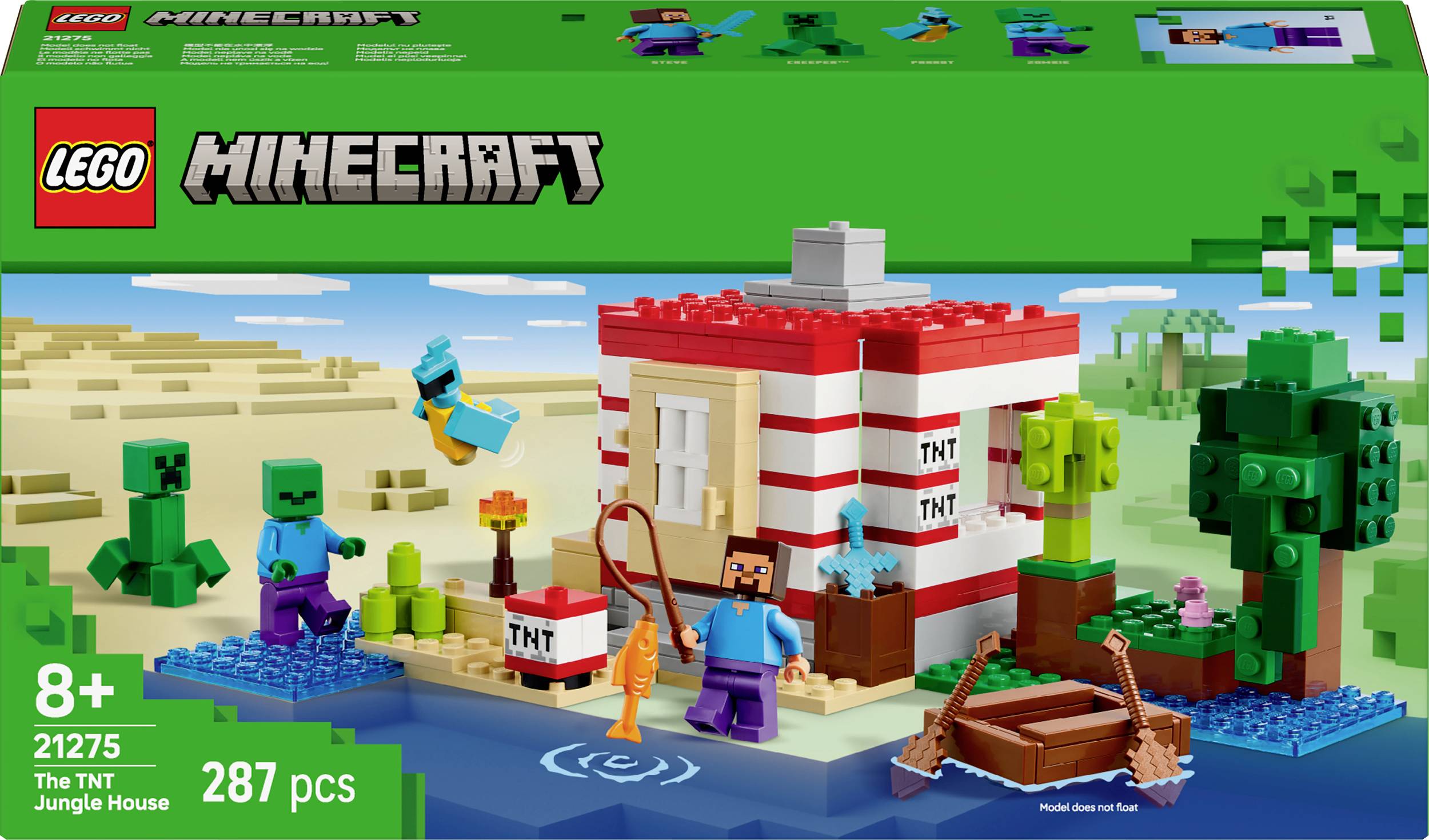 21275 LEGO® MINECRAFT La maison de la jungle TNT