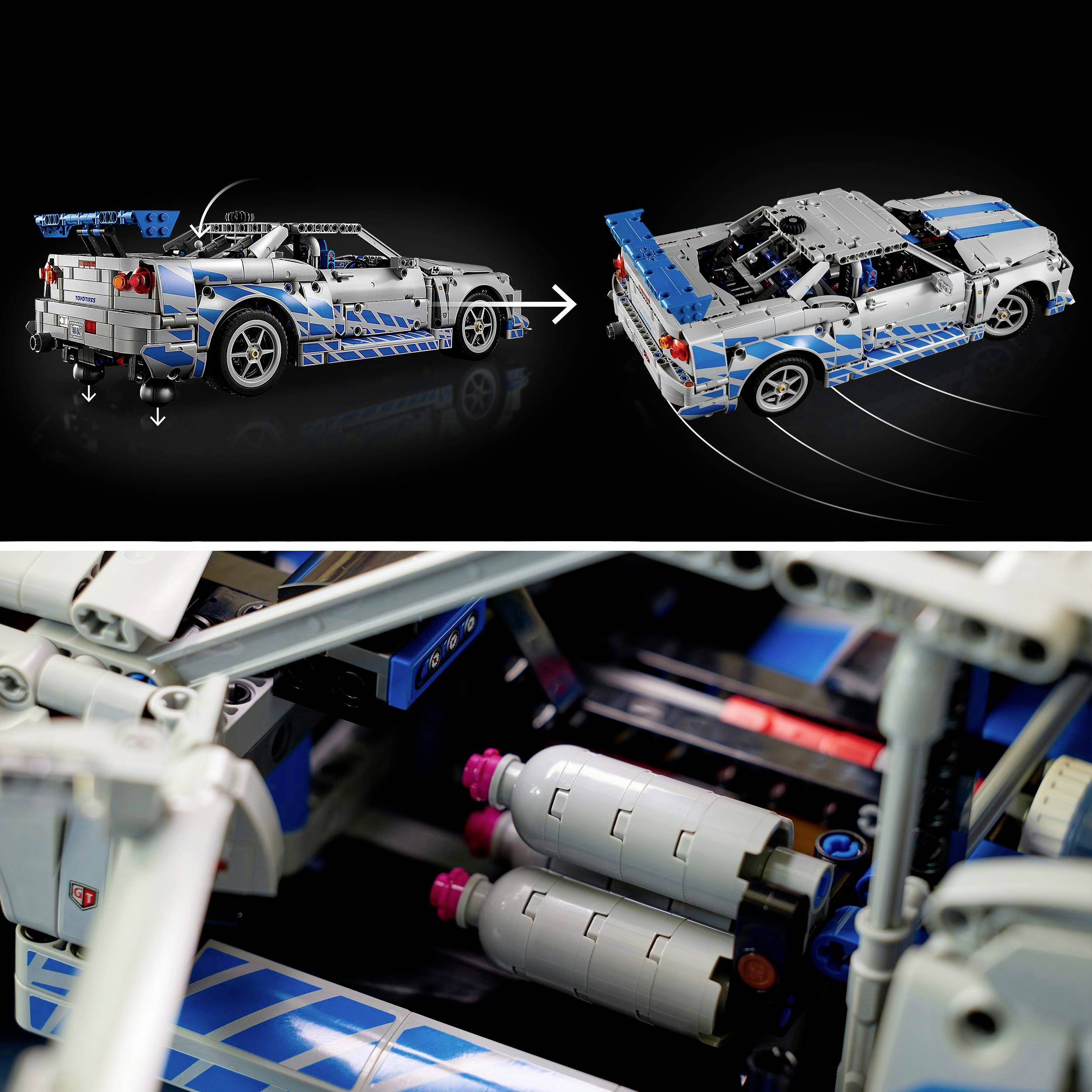 42210 LEGO® TECHNIC 2 Furious Nissan Skyline GT-R (R34) Flitzer