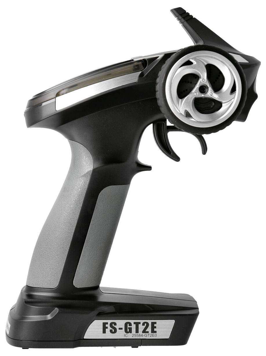 FlySky FS-GT2E Radiocommande à poignée pistolet 2,4 GHz Nombre de canaux: 2 avec récepteur