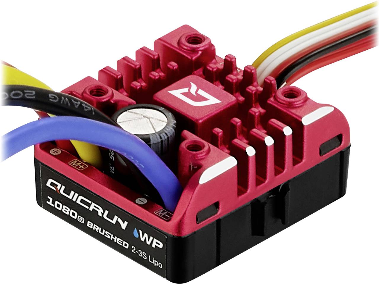Hobbywing QuicRun WP1080-G2 Régulateur de vitesse brushless de voiture Charge admissible (max.): 400 A