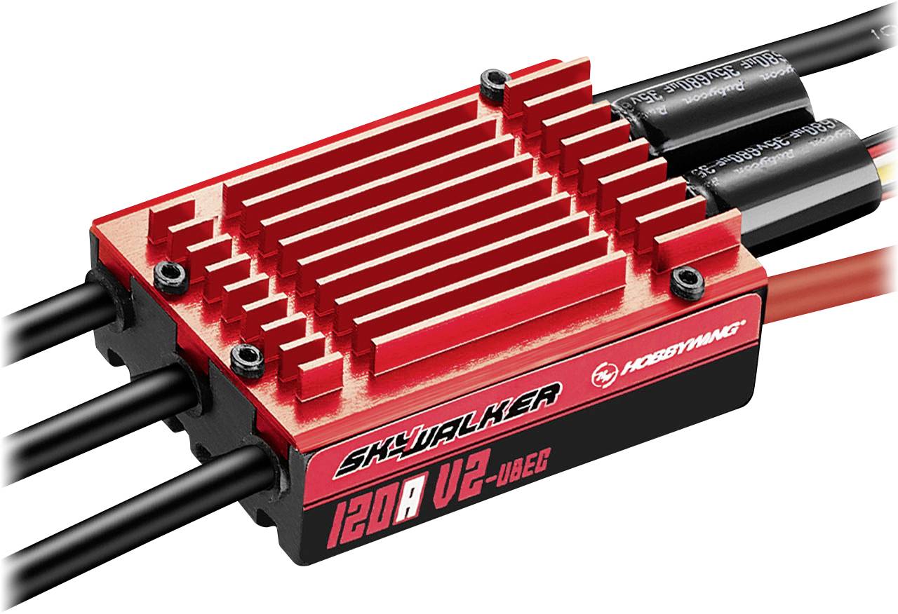 Hobbywing Skywalker V2 120A Régulateur brushless pour avion Charge admissible (max.): 150 A