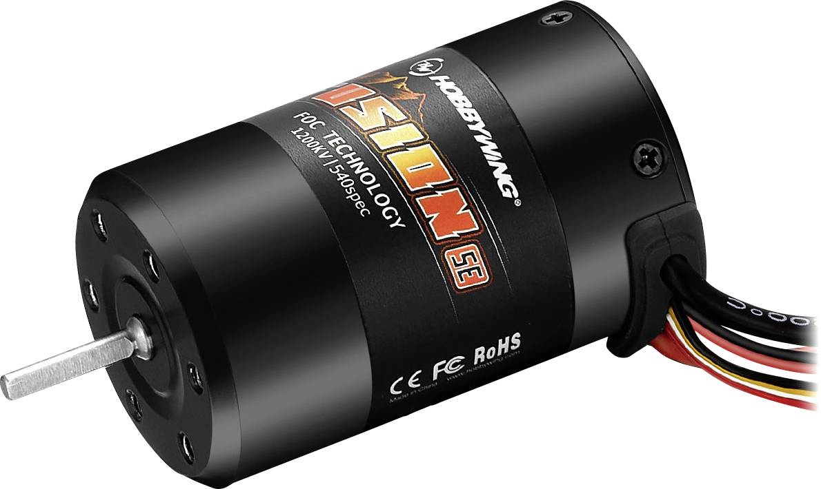 Hobbywing Quicrun Fusion SE Moteur de voiture sans balais (Brushless) kV (tr/min par volt): 1200