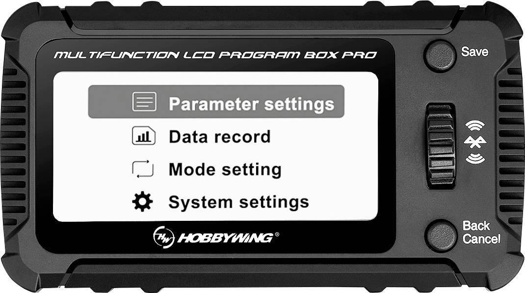 Hobbywing LCD Programmierbox Pro Boîtier de programmation Adapté pour (modèle de régulateur de modélisme): Hobbywing Xerun, Ezrun
