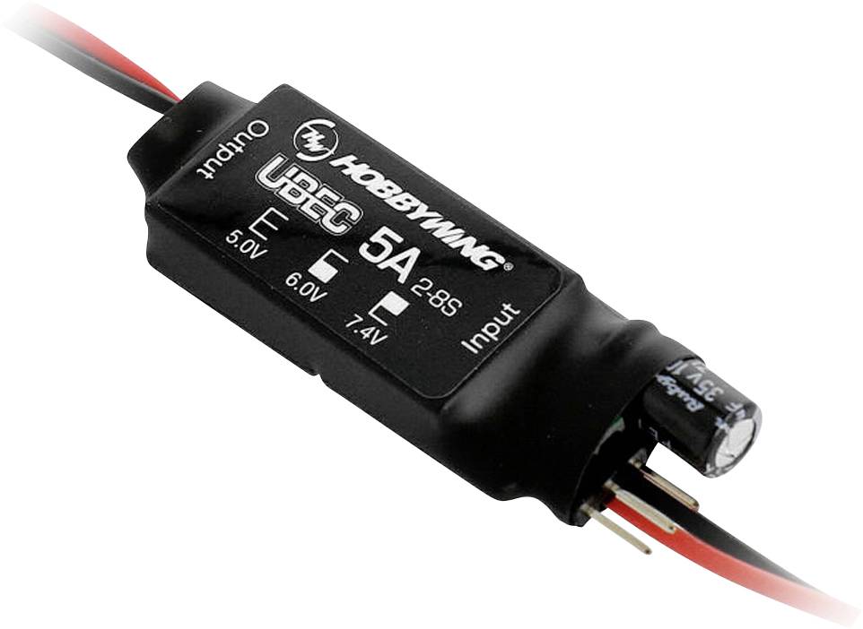 Hobbywing BEC 5A V2-Air UBEC Régulateur de tension BEC 5 - 7.4 V 5 A