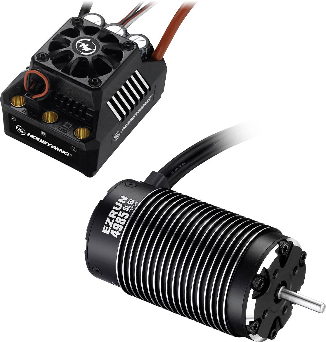 Hobbywing Ezrun MAX6 Combo SL 4985 1650kV 38010801 Kit moteur pour modèle réduit de voiture brushless