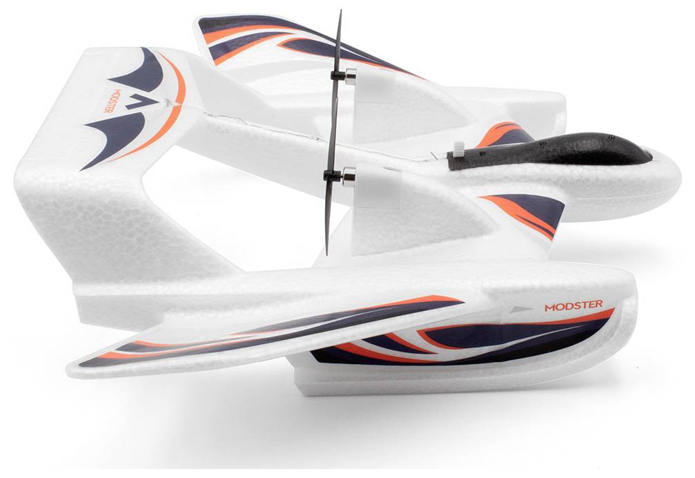 MODSTER Switch Trainer blanc Avion RC à moteur prêt à voler (RtF) 290 mm