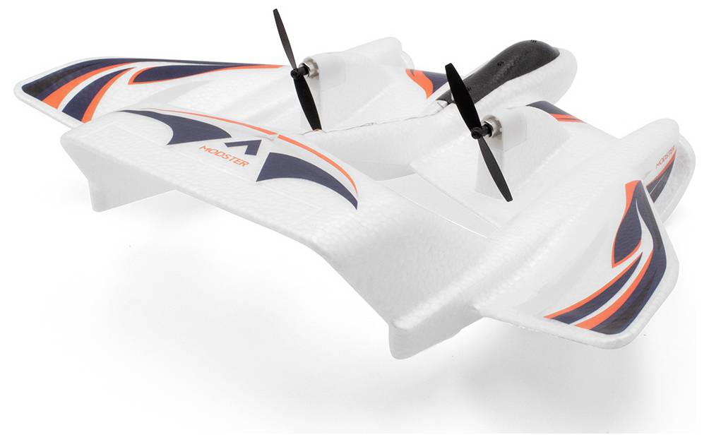 MODSTER Switch Trainer blanc Avion RC à moteur prêt à voler (RtF) 290 mm