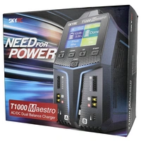 SKYRC T1000 AC/DC Chargeur de modélisme 20 A plomb, LiFePO, LiHV, Li-ion, Li-polymère, NiCd, NiMH SKYRC T1000 AC/DC Chargeur de modélisme 20 A plomb, LiFePO, LiHV, Li-ion, Li-polymère, NiCd, NiMH