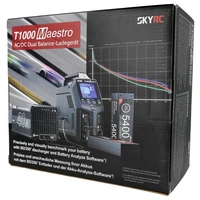 SKYRC T1000 AC/DC Chargeur de modélisme 20 A plomb, LiFePO, LiHV, Li-ion, Li-polymère, NiCd, NiMH SKYRC T1000 AC/DC Chargeur de modélisme 20 A plomb, LiFePO, LiHV, Li-ion, Li-polymère, NiCd, NiMH