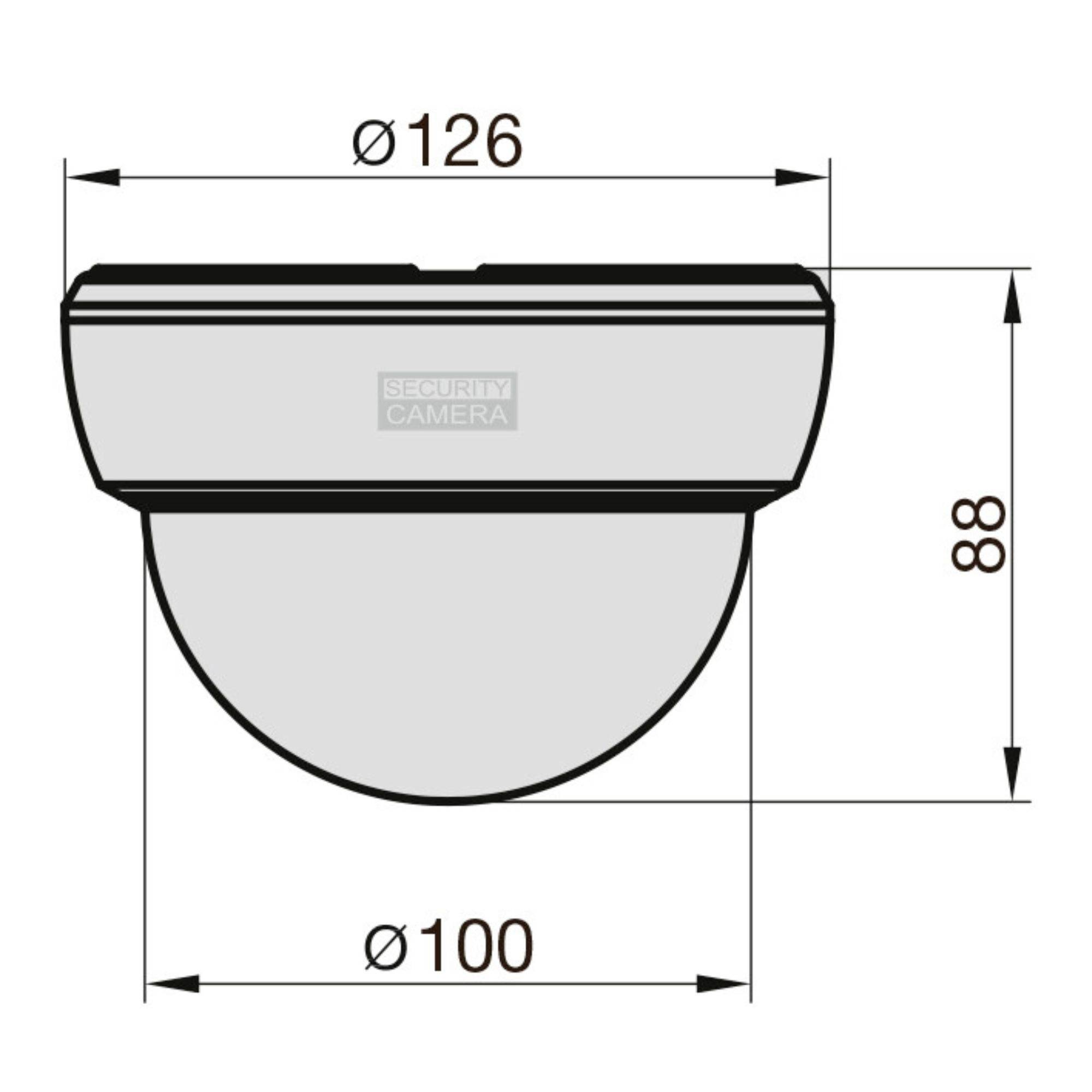 Basi 1000-0305 Caméra factice avec LED clignotante
