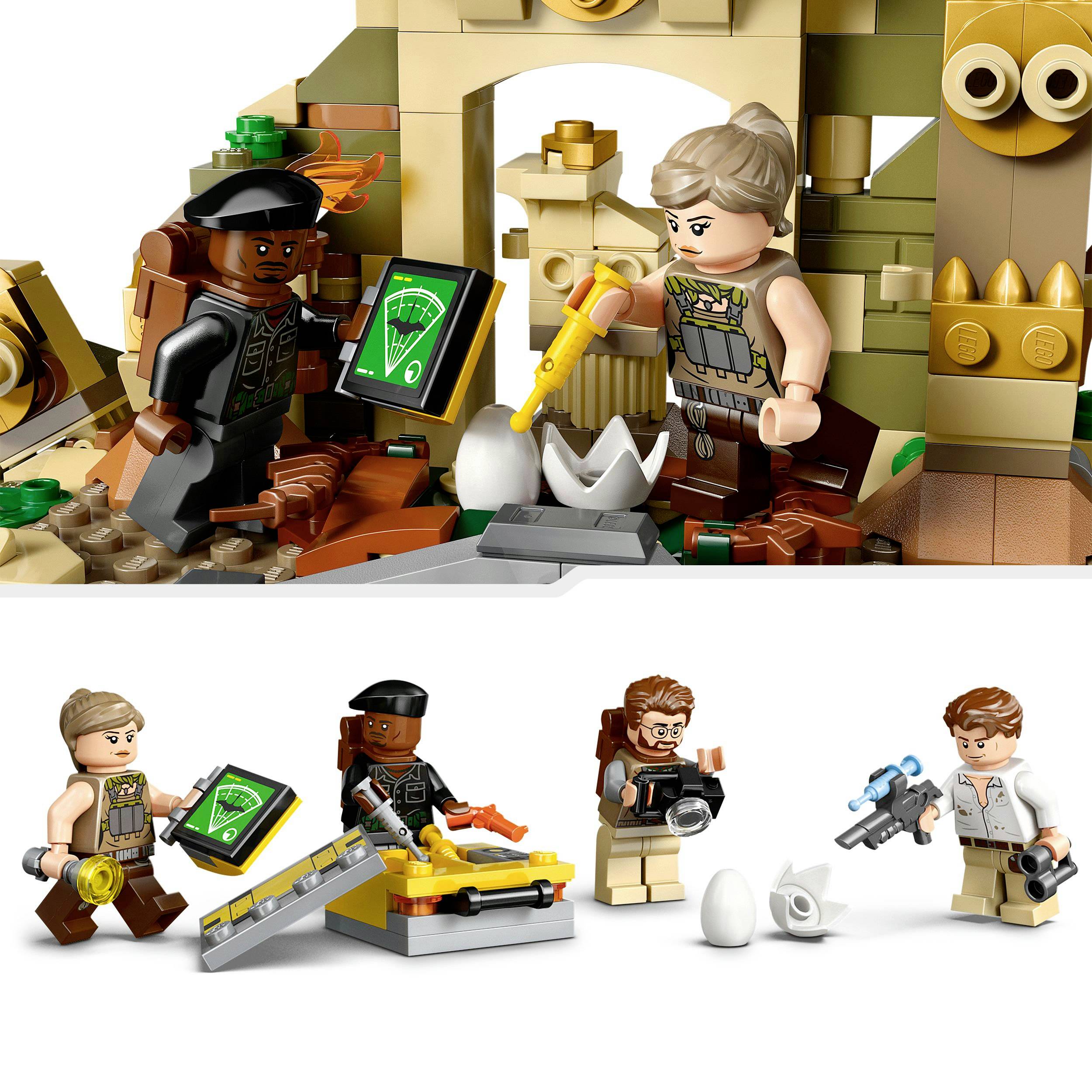 76976 LEGO® JURASSIC WORLD™ Spinosaurier & Quetzalcoatlus : utilisation en hélicoptère