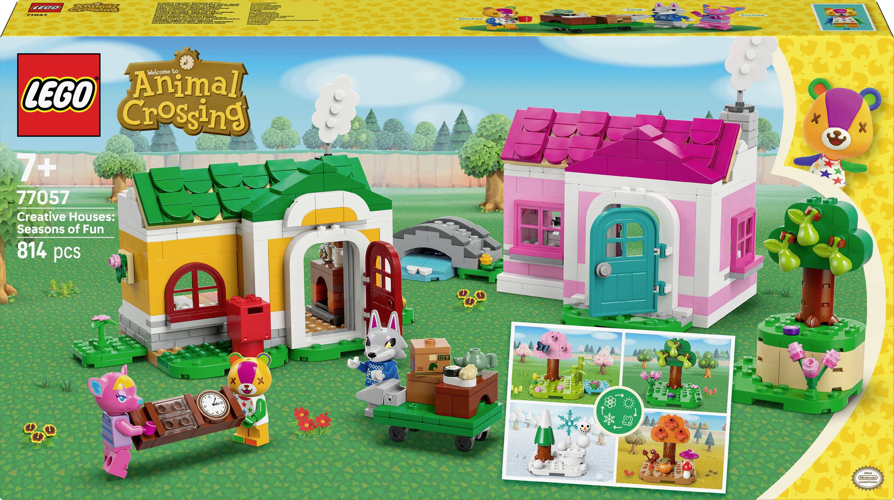 77057 LEGO® Animal Crossing Maisons créatives: Des saisons pleines de plaisir