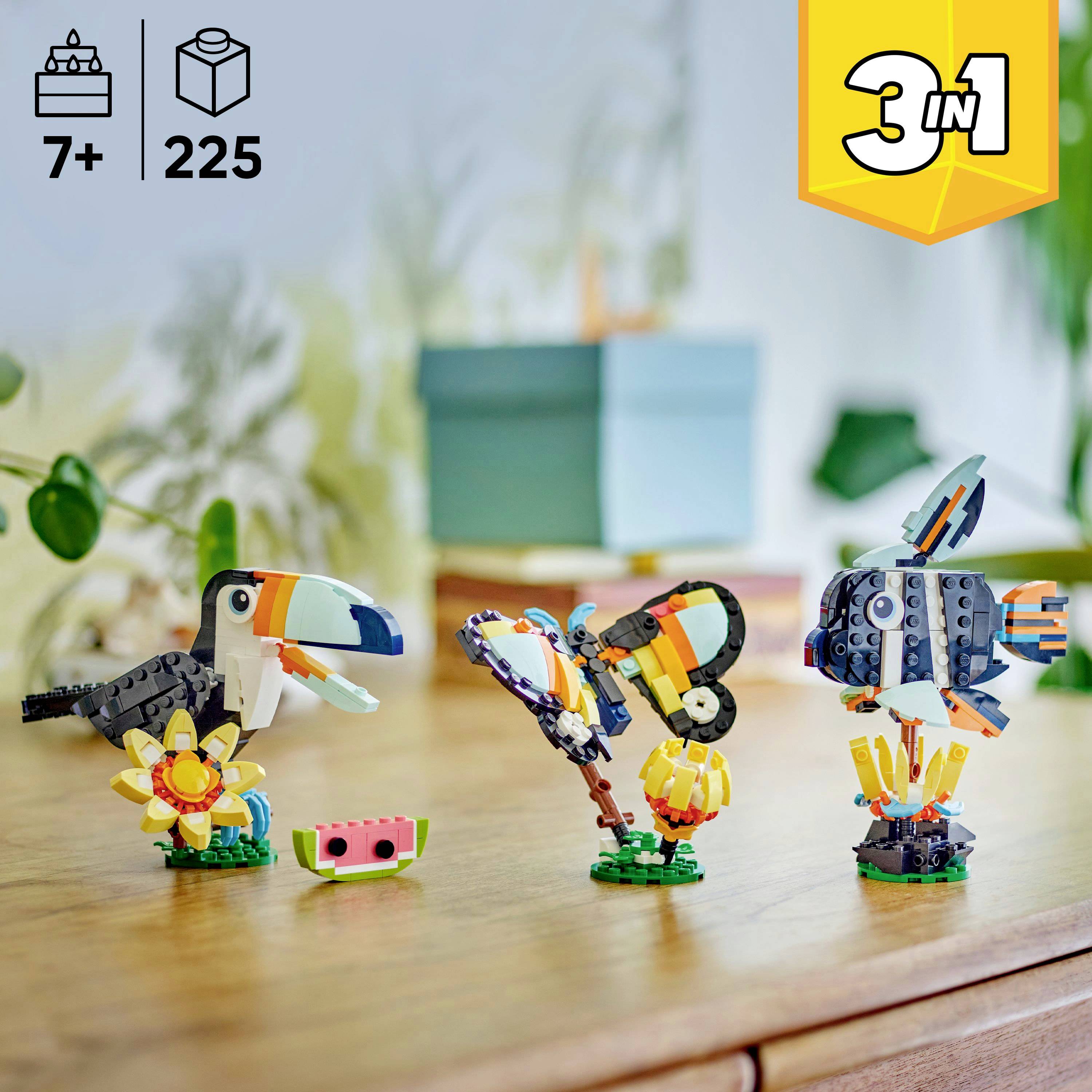 31173 LEGO® CREATOR Animaux sauvages : Tukan tropical