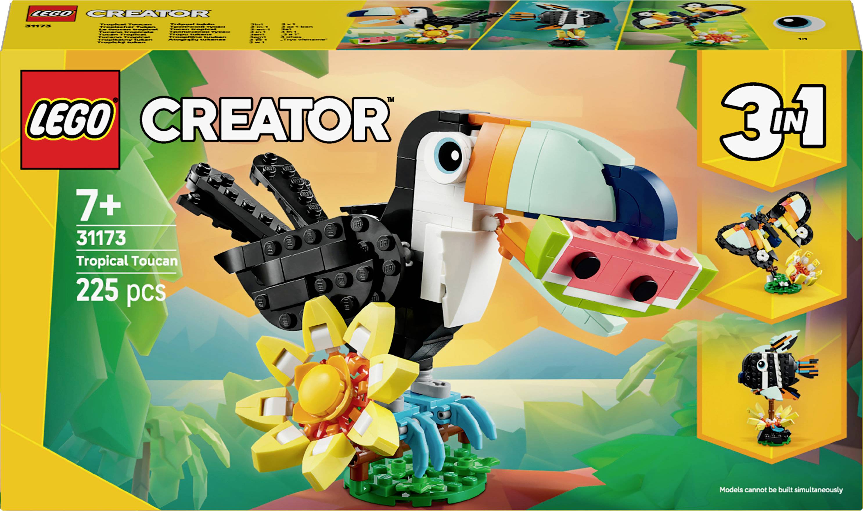 31173 LEGO® CREATOR Animaux sauvages : Tukan tropical