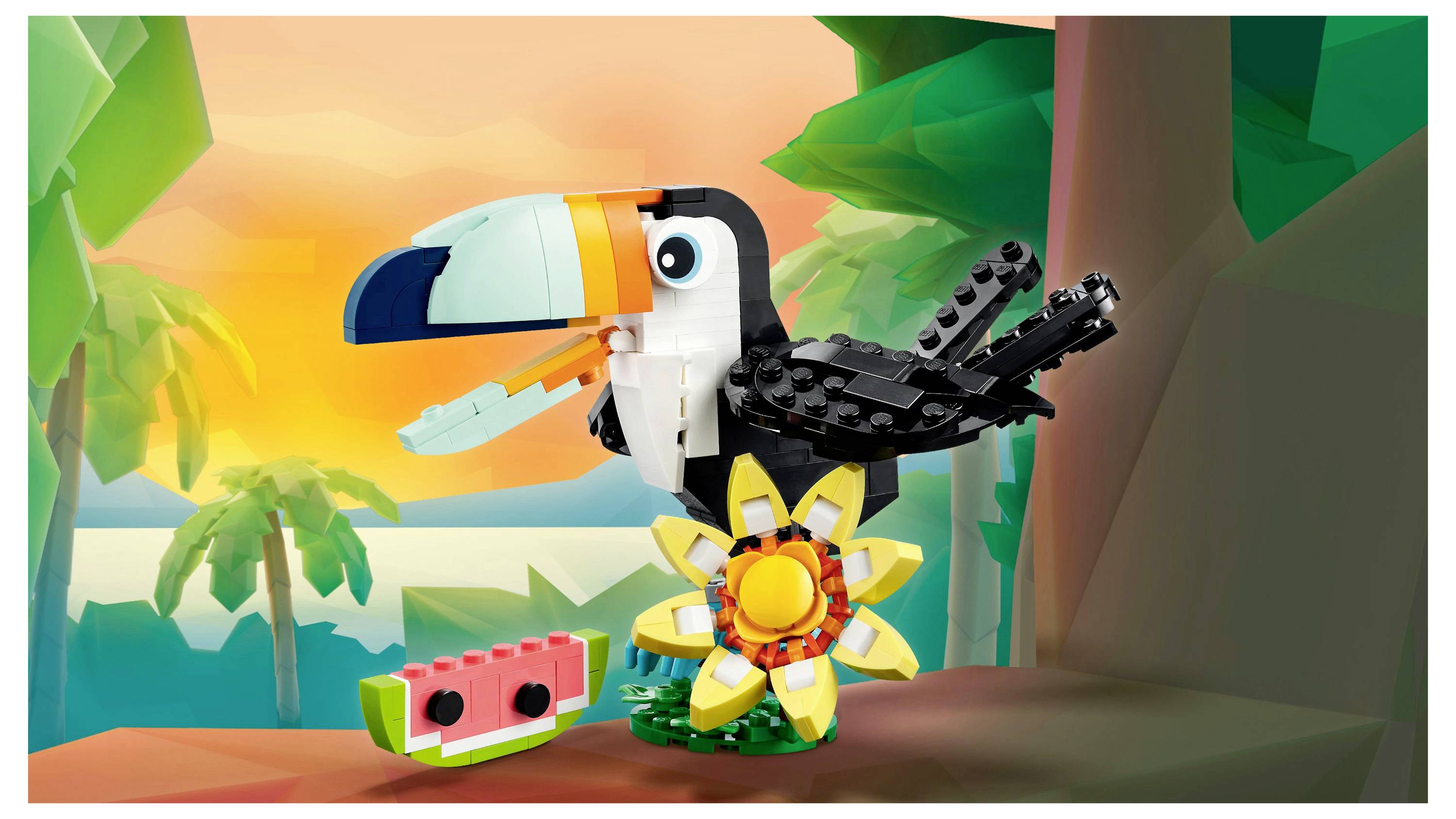 31173 LEGO® CREATOR Animaux sauvages : Tukan tropical