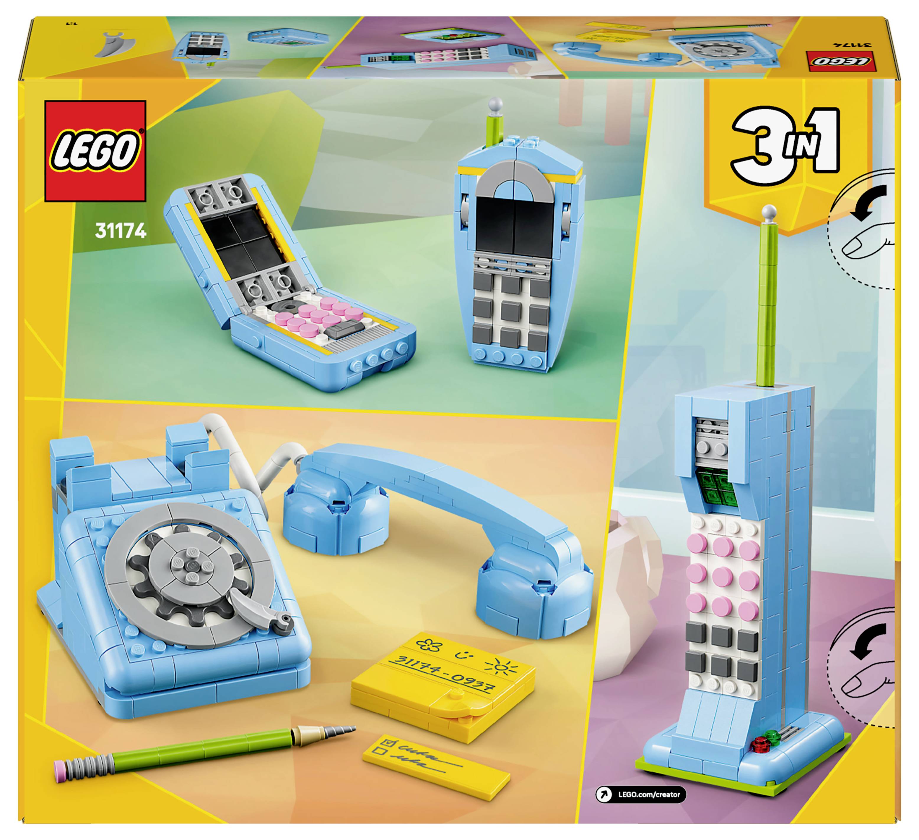 31174 LEGO® CREATOR Téléphone rétro