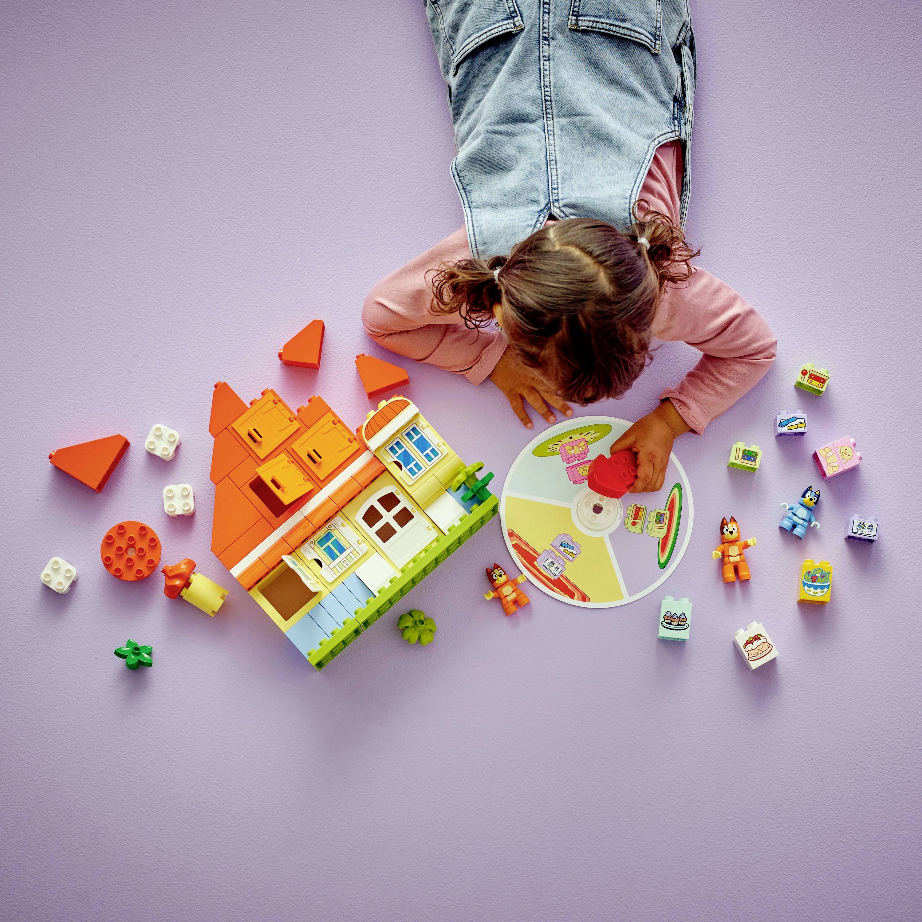 10459 LEGO® DUPLO Bluey Maison familiale de Blueys avec jeu de mémoire