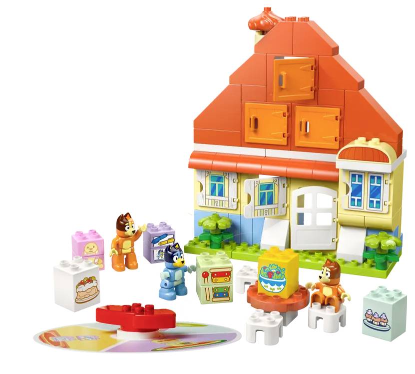 10459 LEGO® DUPLO Bluey Maison familiale de Blueys avec jeu de mémoire