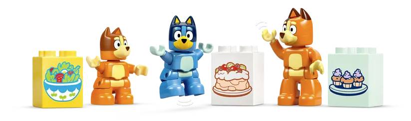10459 LEGO® DUPLO Bluey Maison familiale de Blueys avec jeu de mémoire