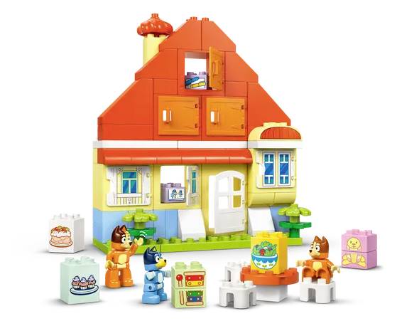 10459 LEGO® DUPLO Bluey Maison familiale de Blueys avec jeu de mémoire