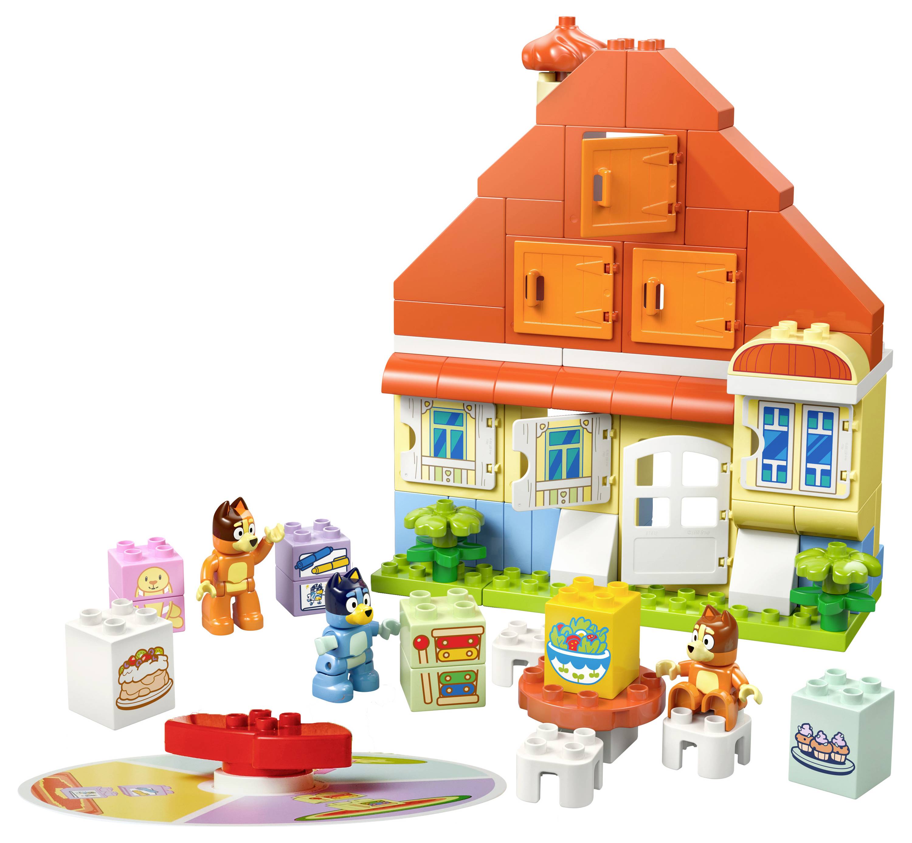 10459 LEGO® DUPLO Bluey Maison familiale de Blueys avec jeu de mémoire