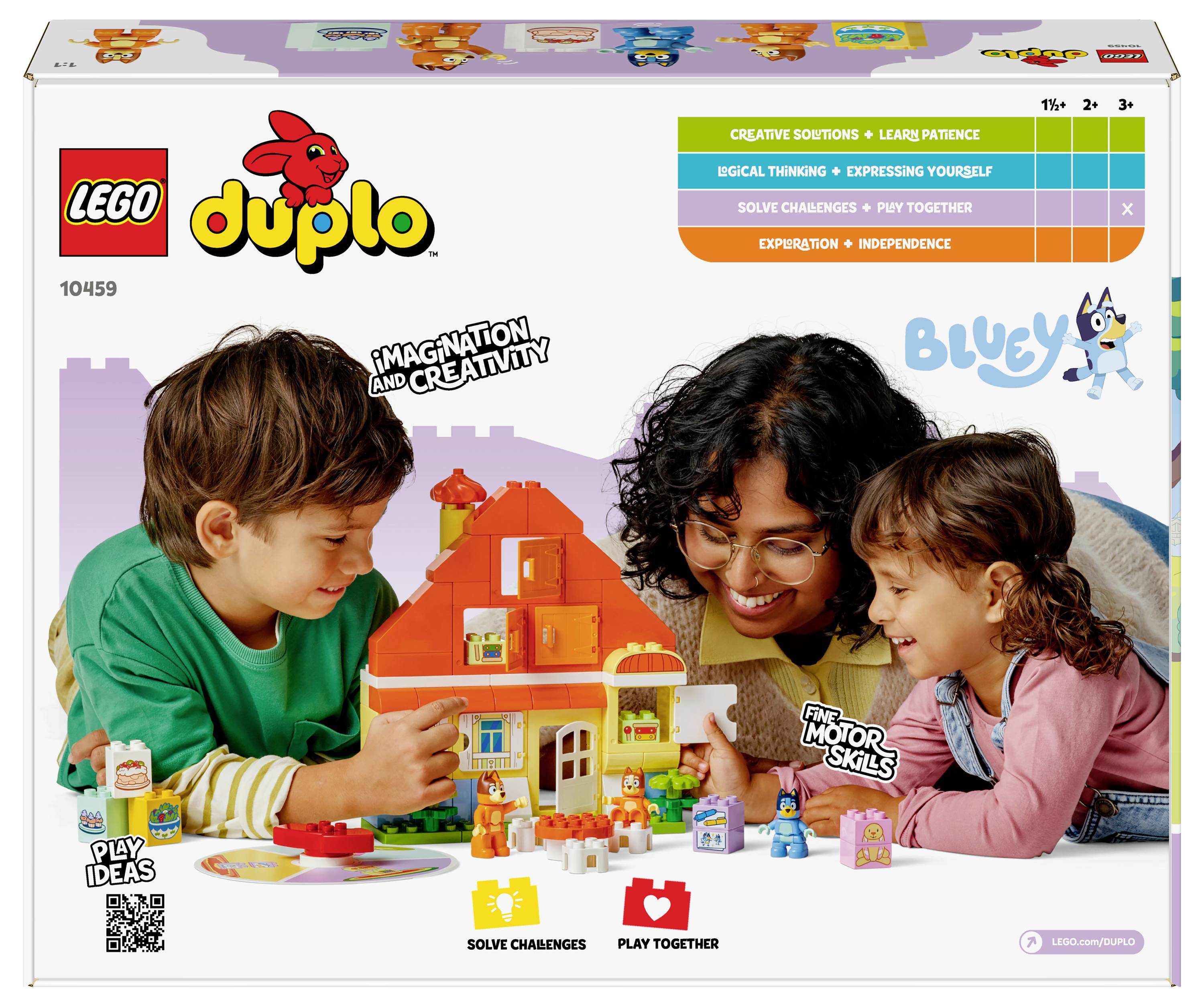 10459 LEGO® DUPLO Bluey Maison familiale de Blueys avec jeu de mémoire