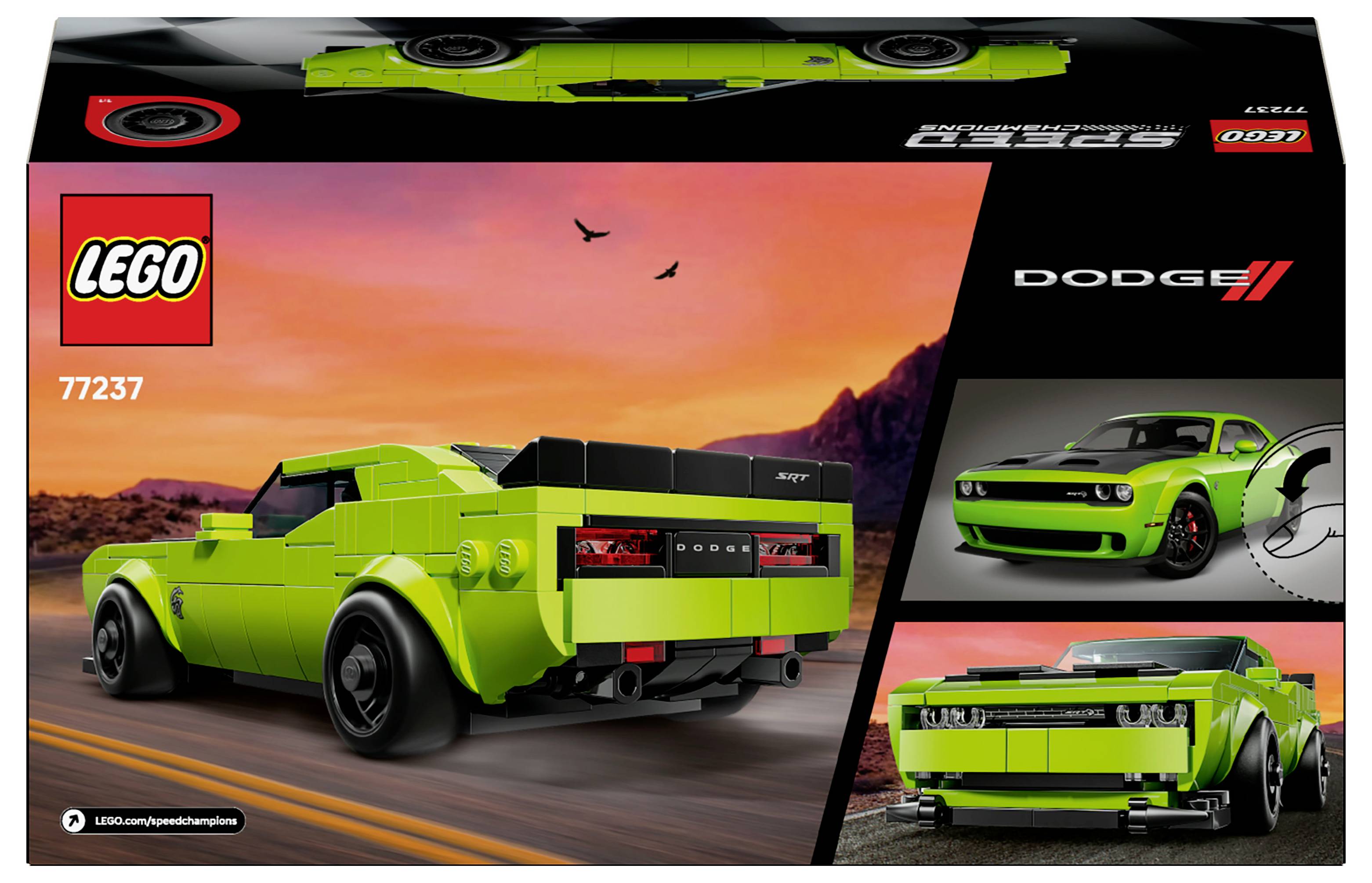 77237 LEGO® SPEED CHAMPIONS Dodge Challenger SRT Hellcat voiture de sport