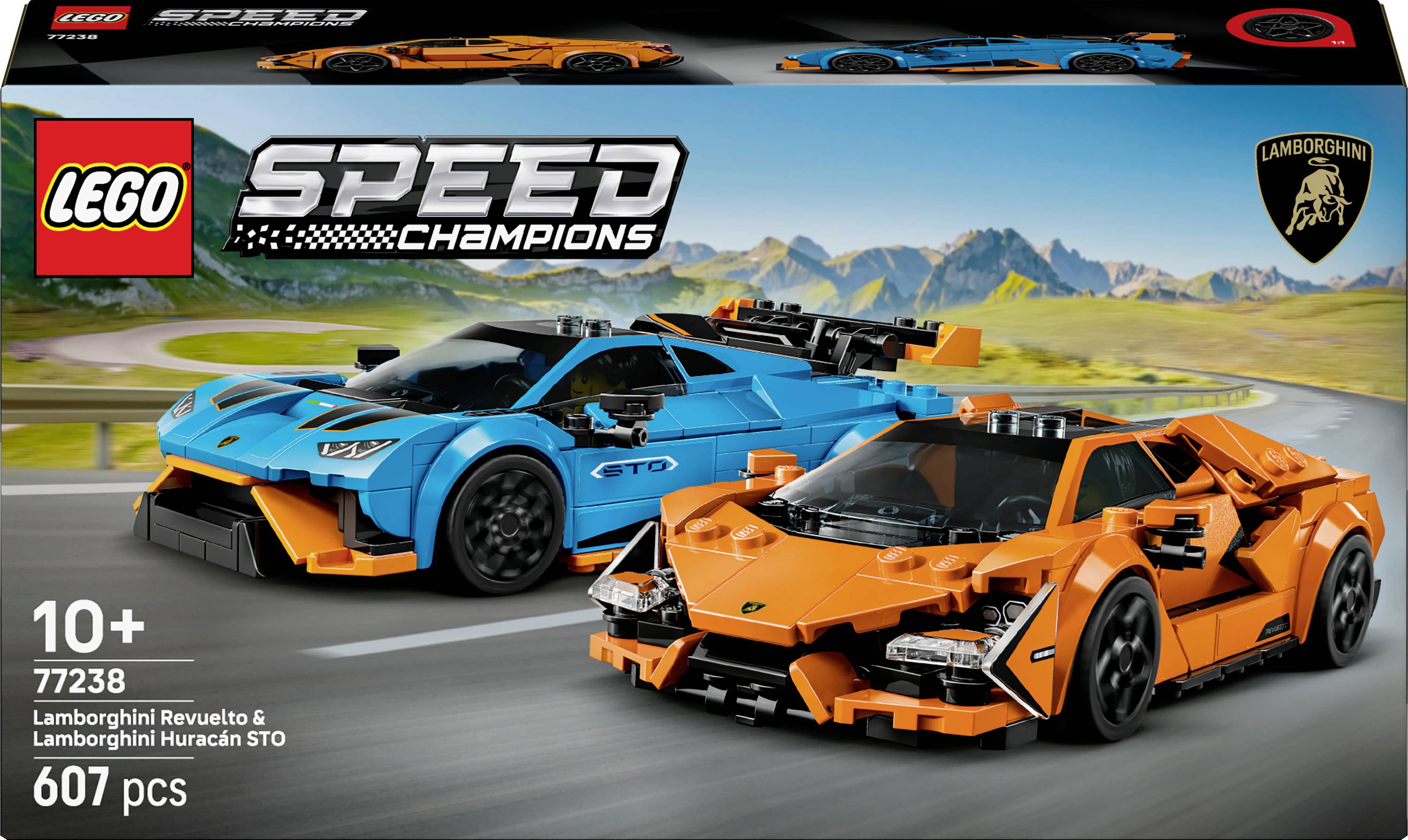 77238 LEGO® SPEED CHAMPIONS Lamborghini Revuelto et Huracán STO