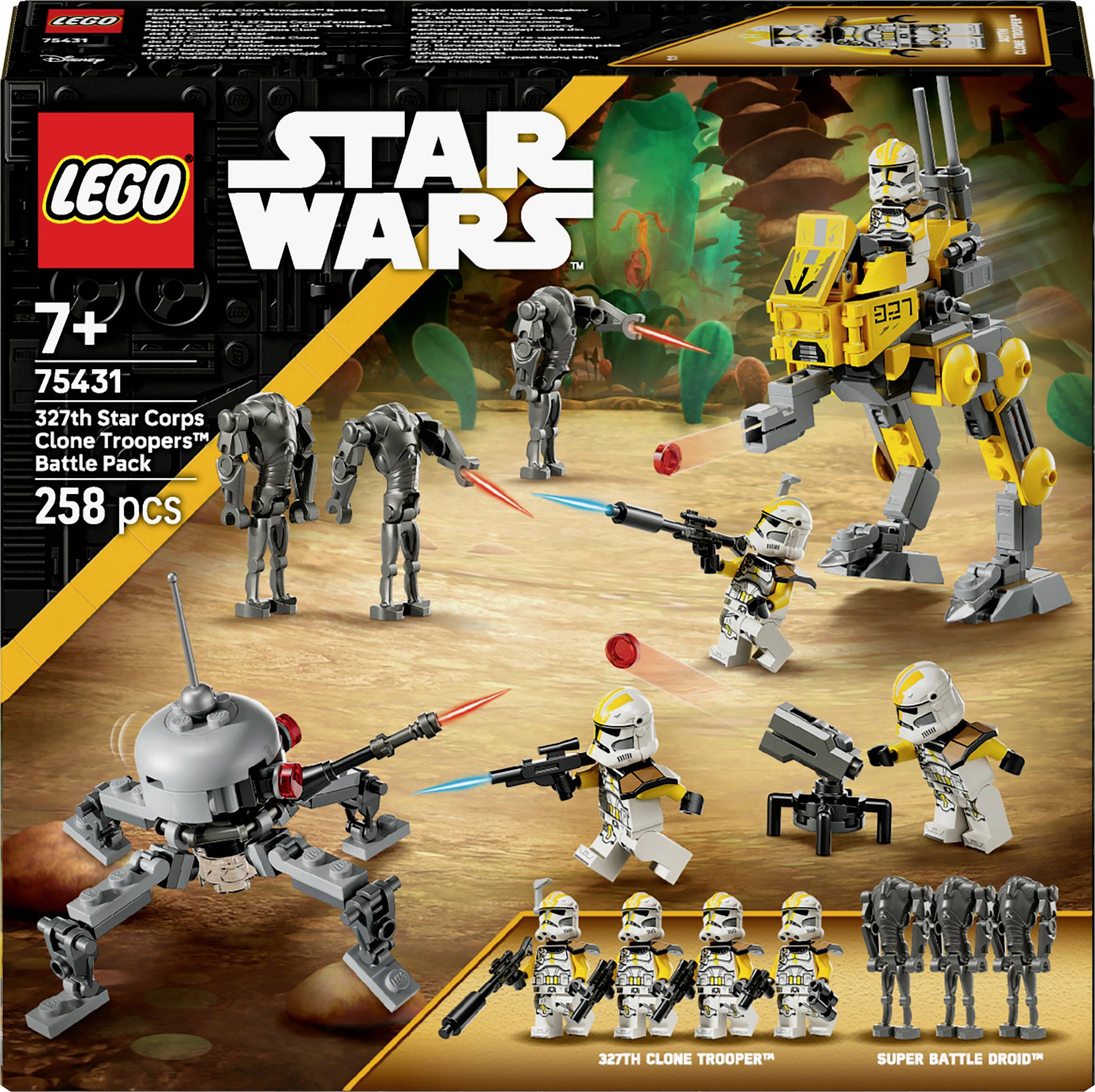 75431 LEGO® STAR WARS™ Les clones du 327. Le pack de combat du corps des étoiles
