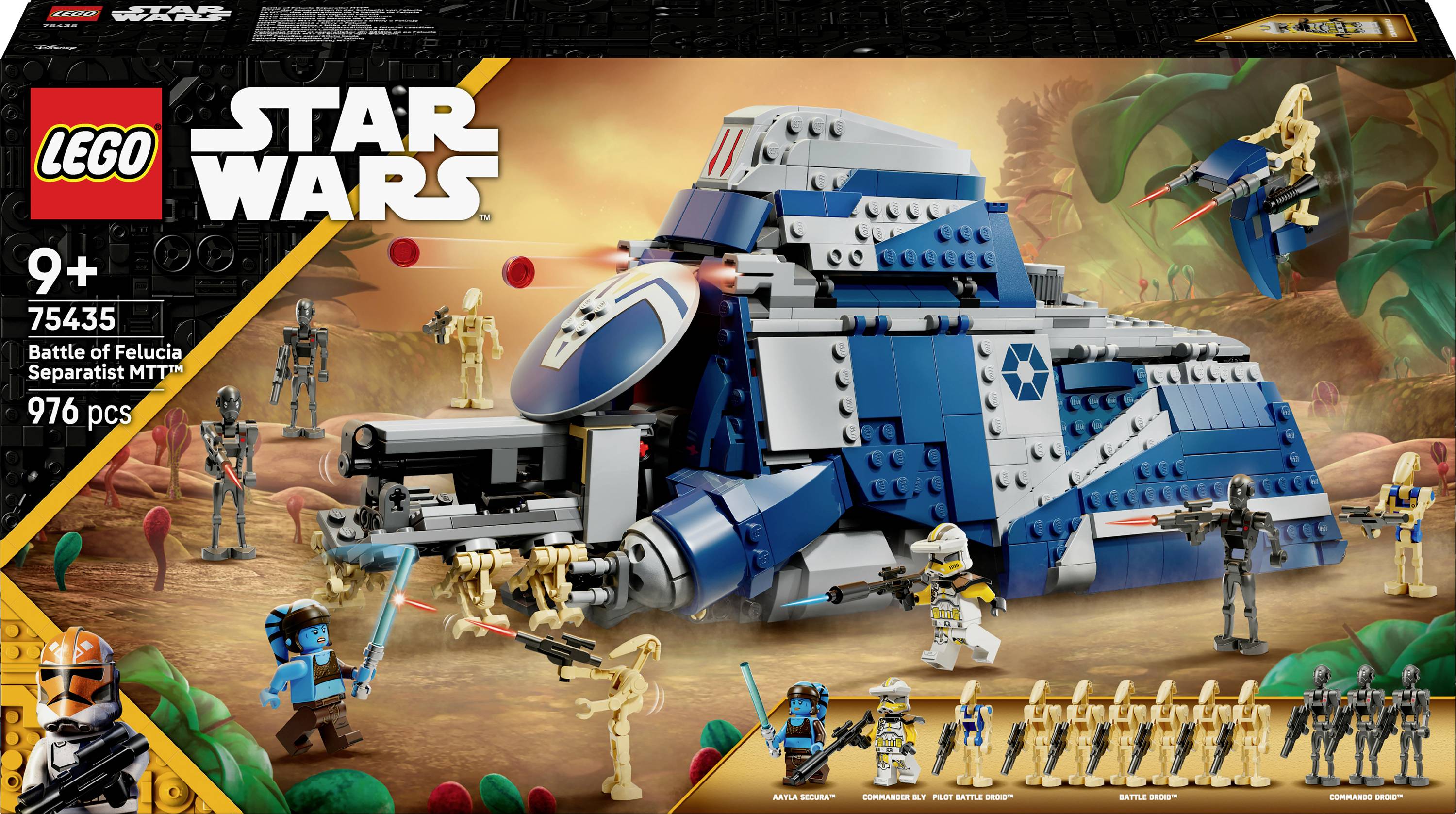 75435 LEGO® STAR WARS™ MTT™ des Séparatistes à la bataille de Felucia