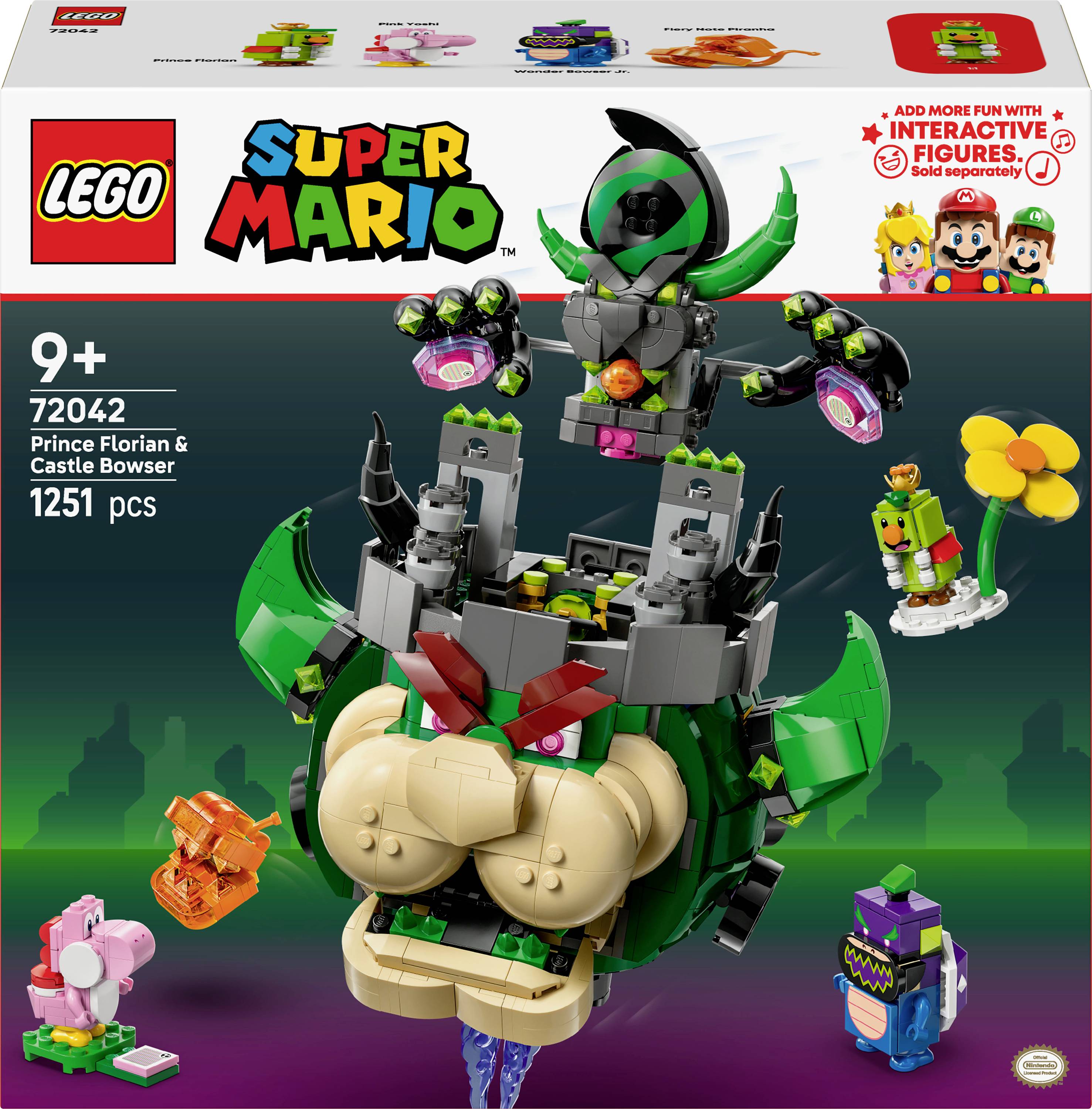72042 LEGO® Super Mario™ Prince Florian et Château-Bowser