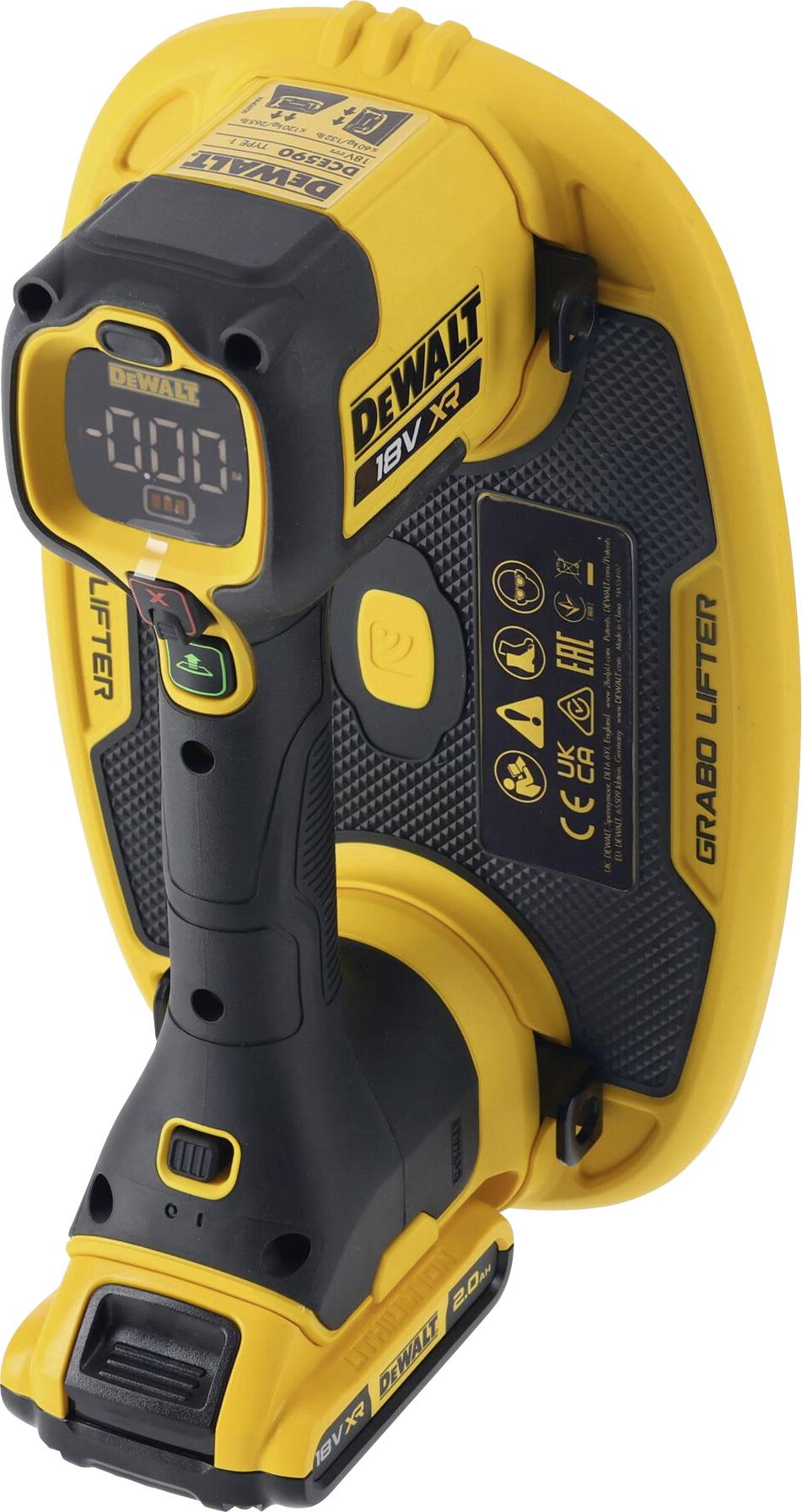DEWALT DCE590D1T-QW SET Dewalt 18V XR pour agrafeuse à vide Capacité de charge (max.) 120 kg