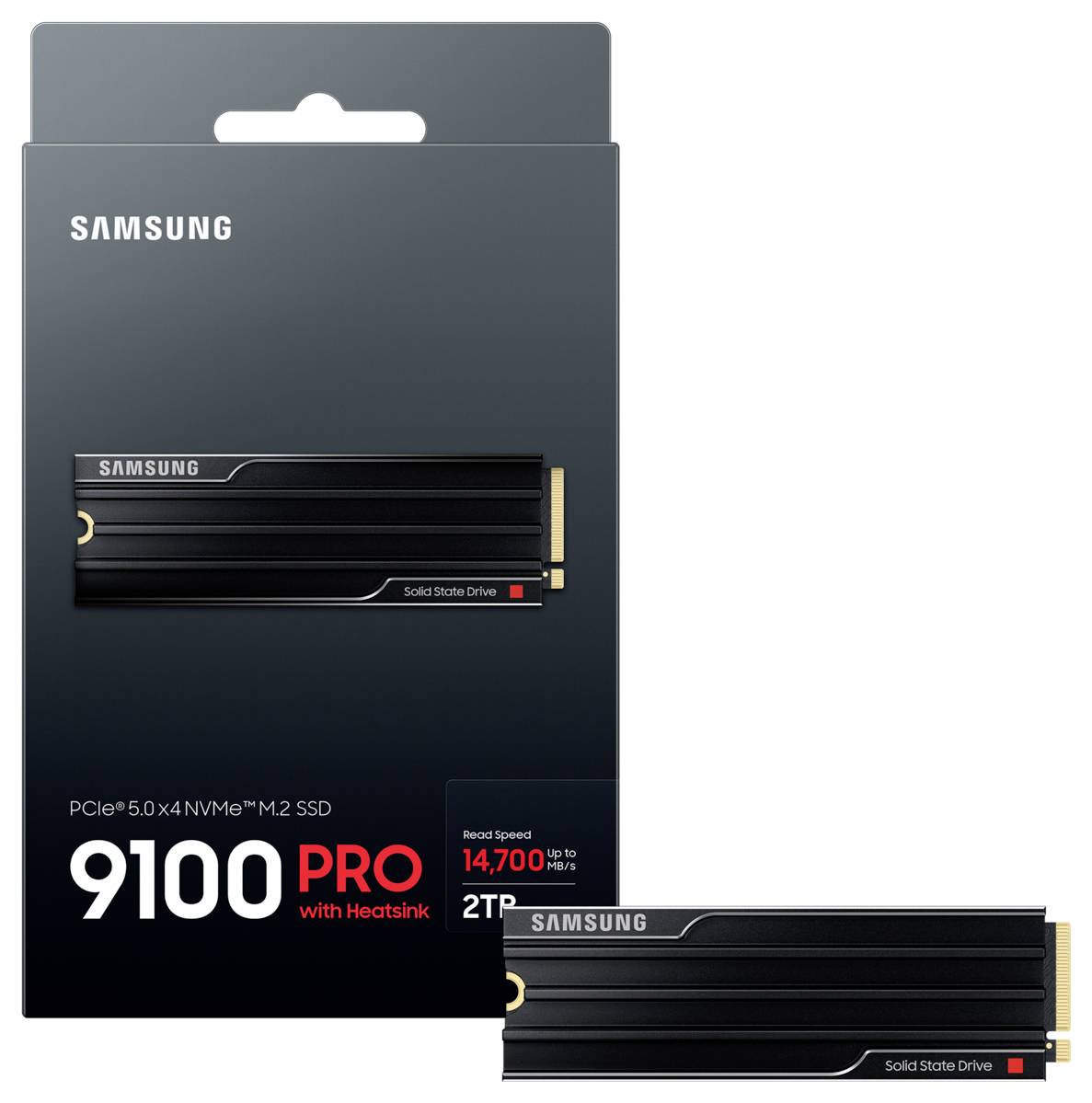 Samsung 9100 PRO 2 TB SSD interne NVMe/PCIe M.2 PCIe 5.0 x4 au détail MZ-VAP2T0CW