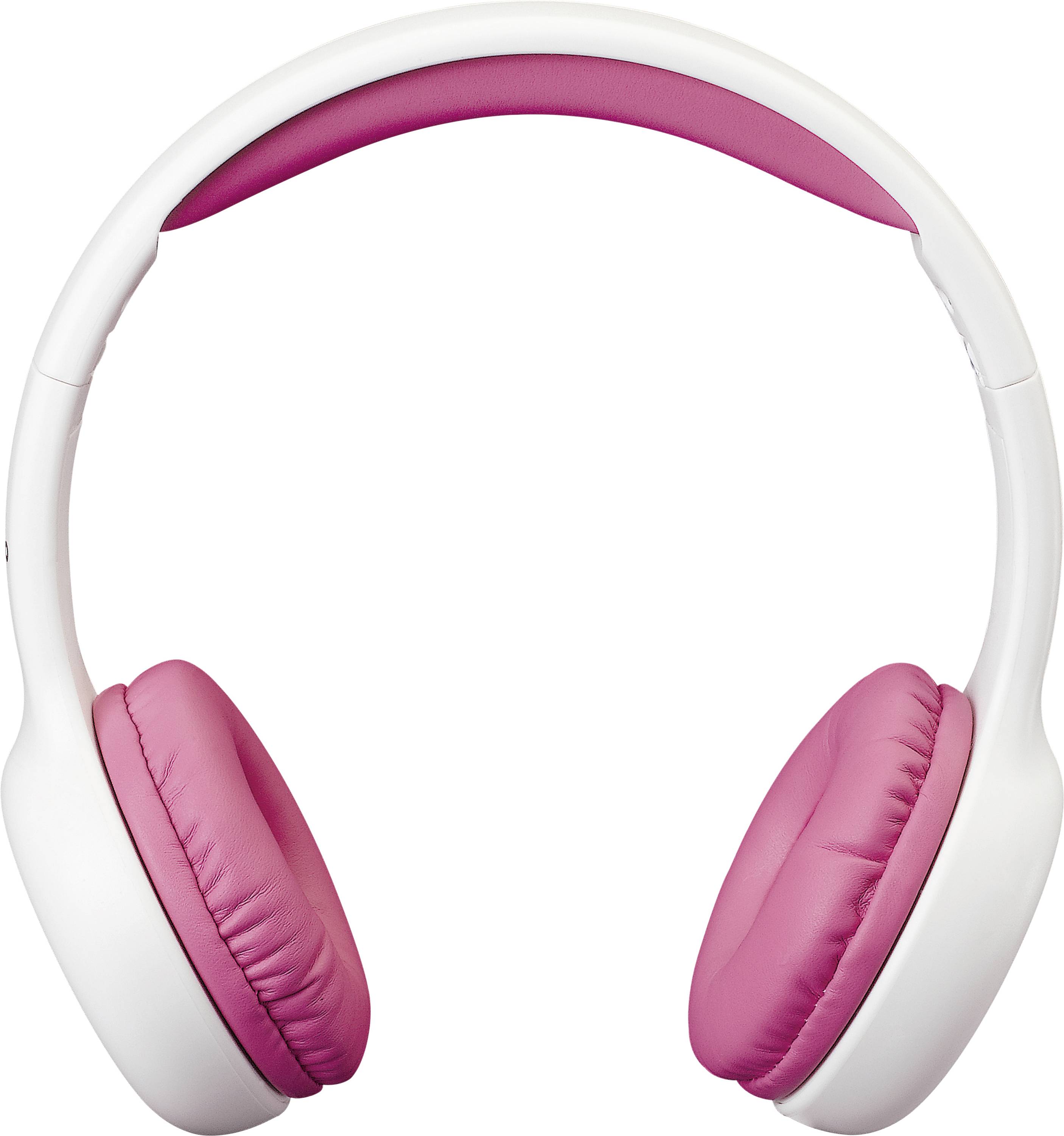 Lenco HP-010BU Kopfhörer für Kinder, Pink Casque supra-auriculaire