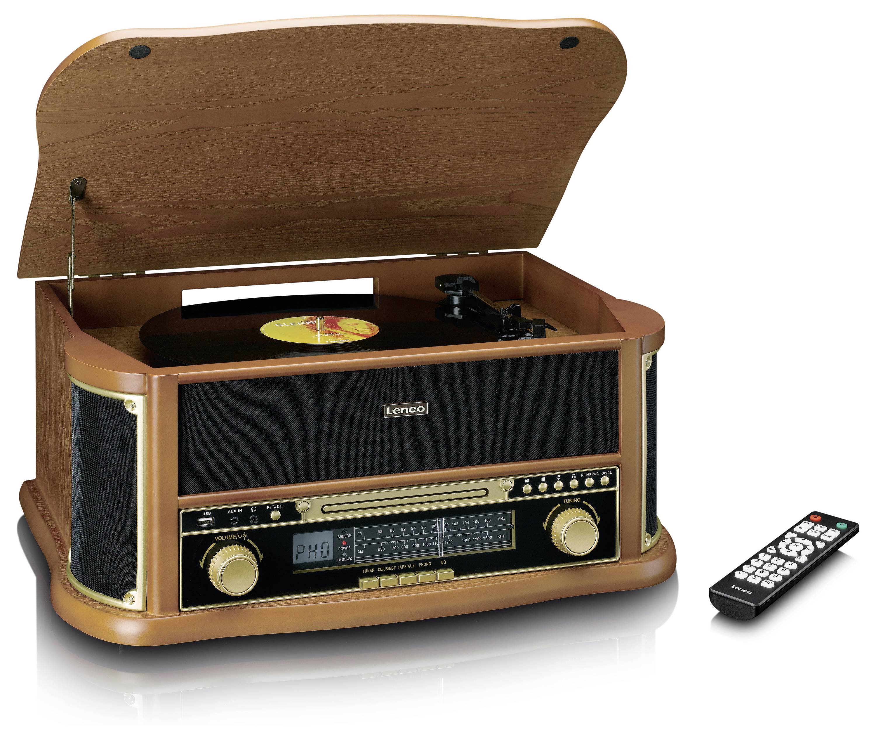 Lenco TCD-2551WD Platine bois