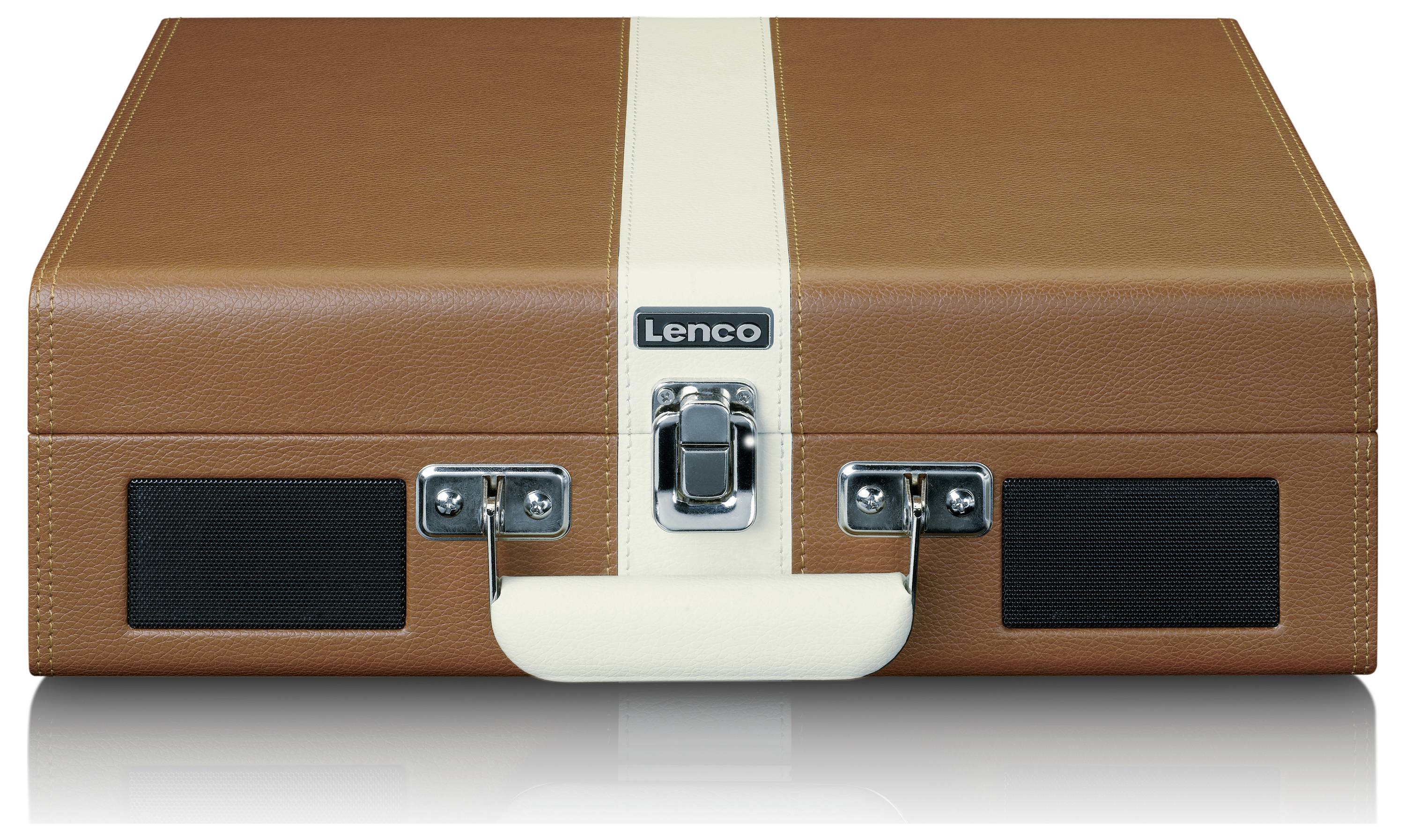 Lenco TT-120BNWH Platine brun-blanc