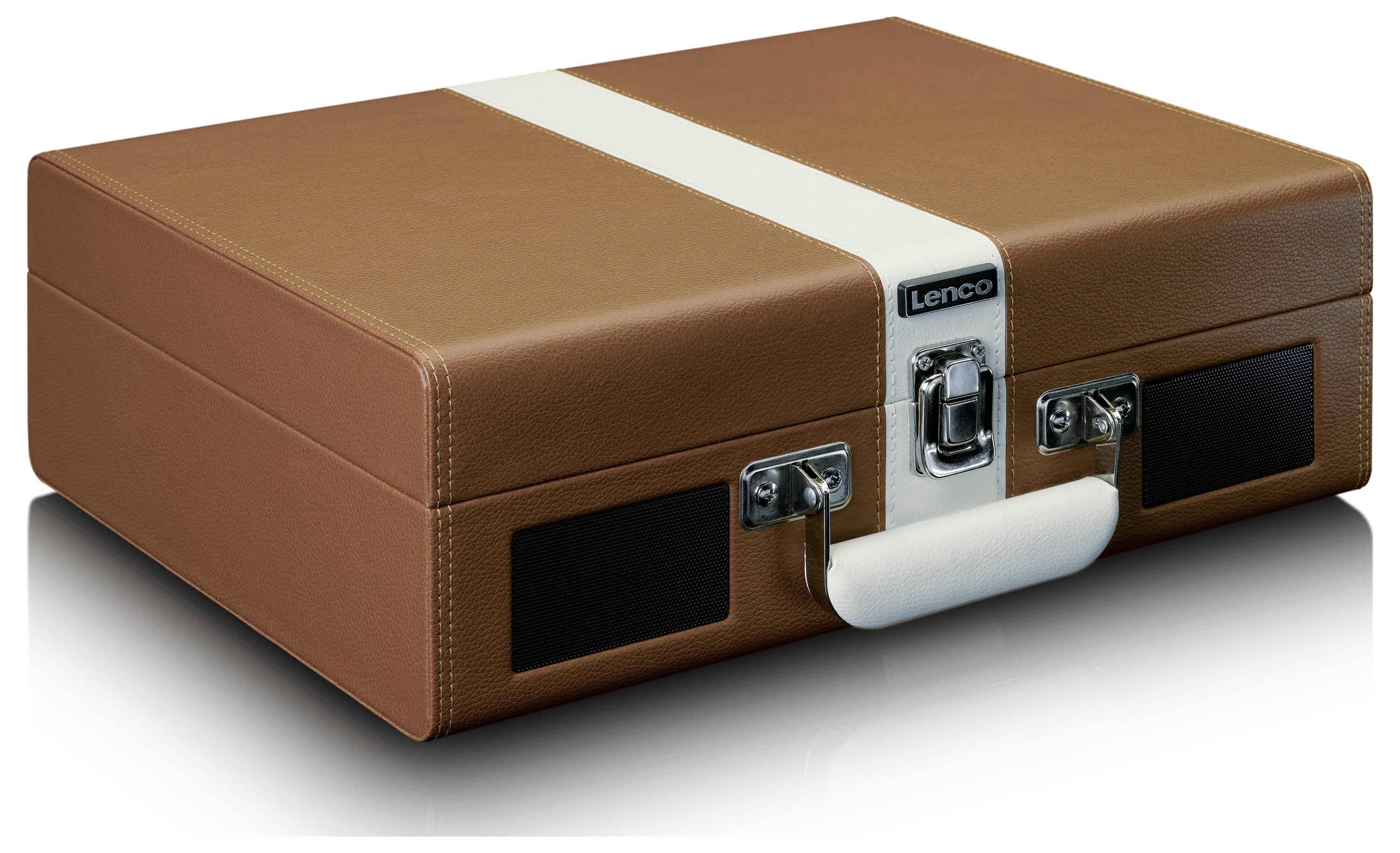 Lenco TT-120BNWH Platine brun-blanc