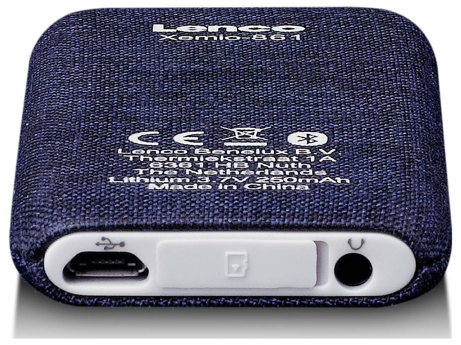 Lecteur CD portable Lenco Xemio-861BU bleu