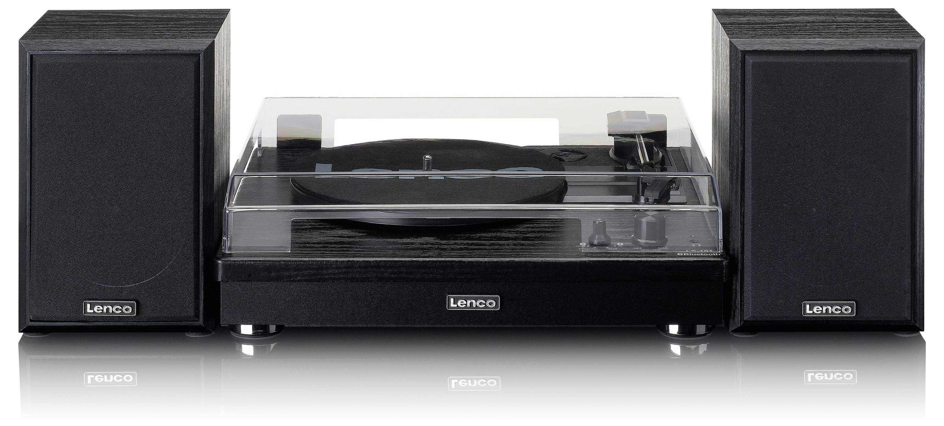 Lenco LS-101BK Platine entraînement par courroie noir