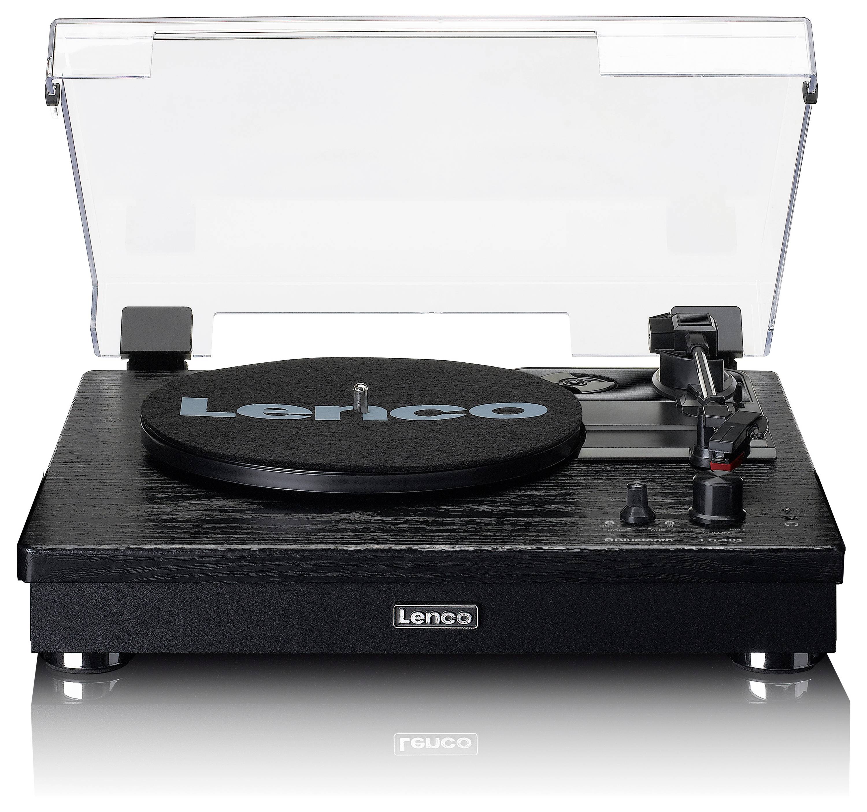 Lenco LS-101BK Platine entraînement par courroie noir