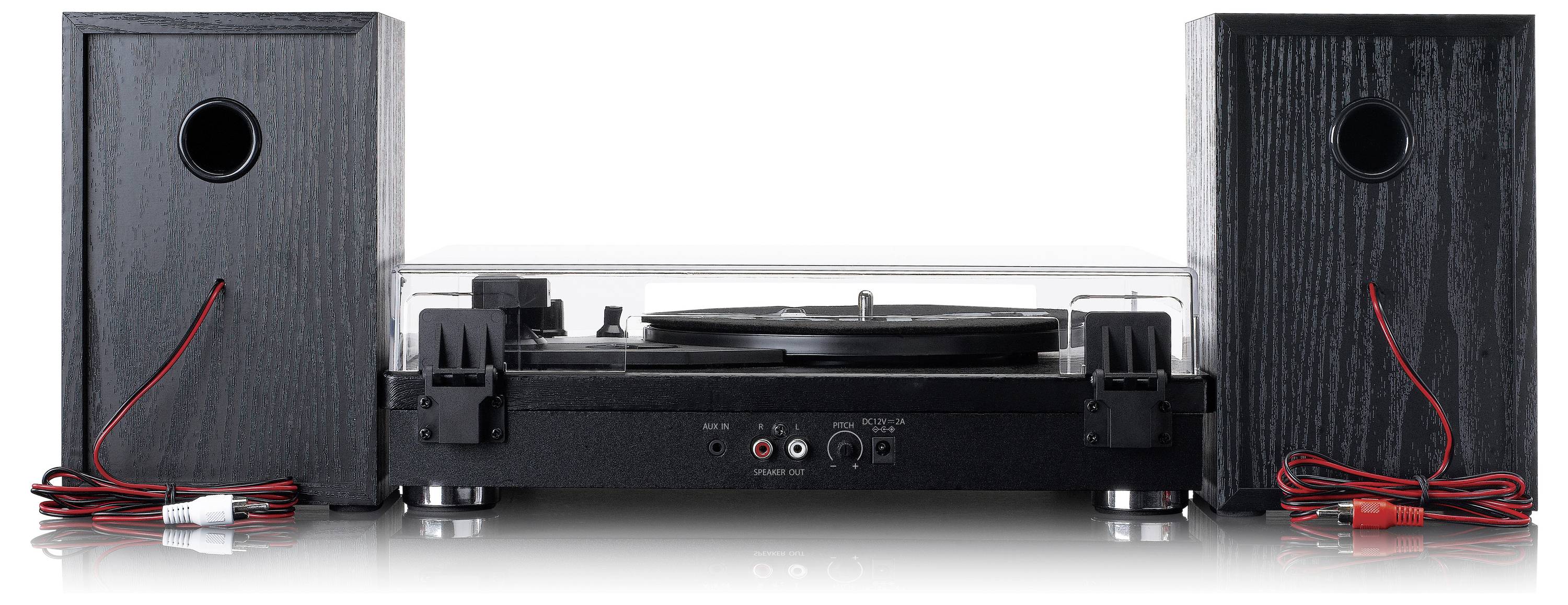 Lenco LS-101BK Platine entraînement par courroie noir